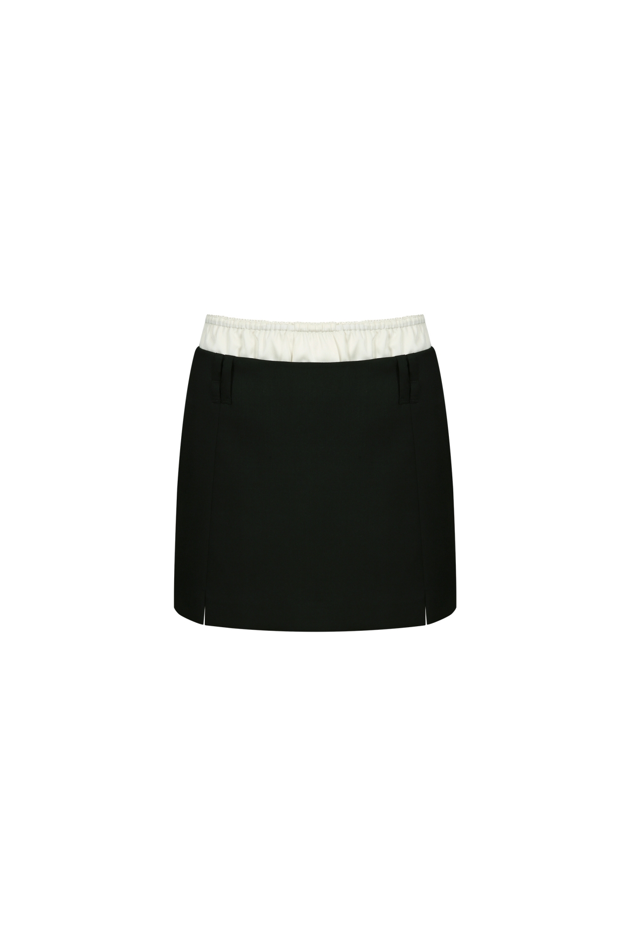 PATCHWORK MINI SKIRT (F26SK6041BK)