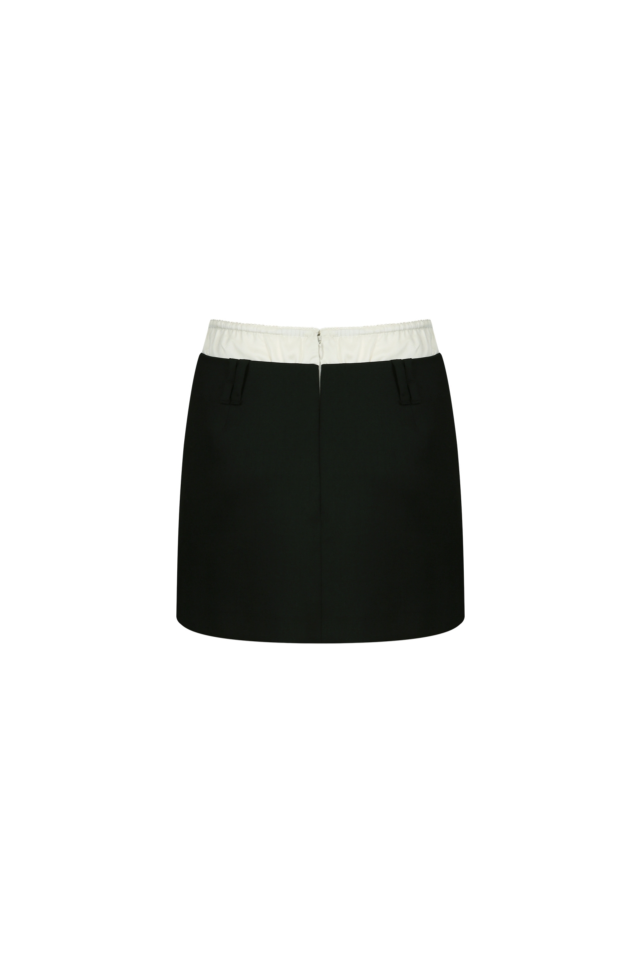 PATCHWORK MINI SKIRT (F26SK6041BK)