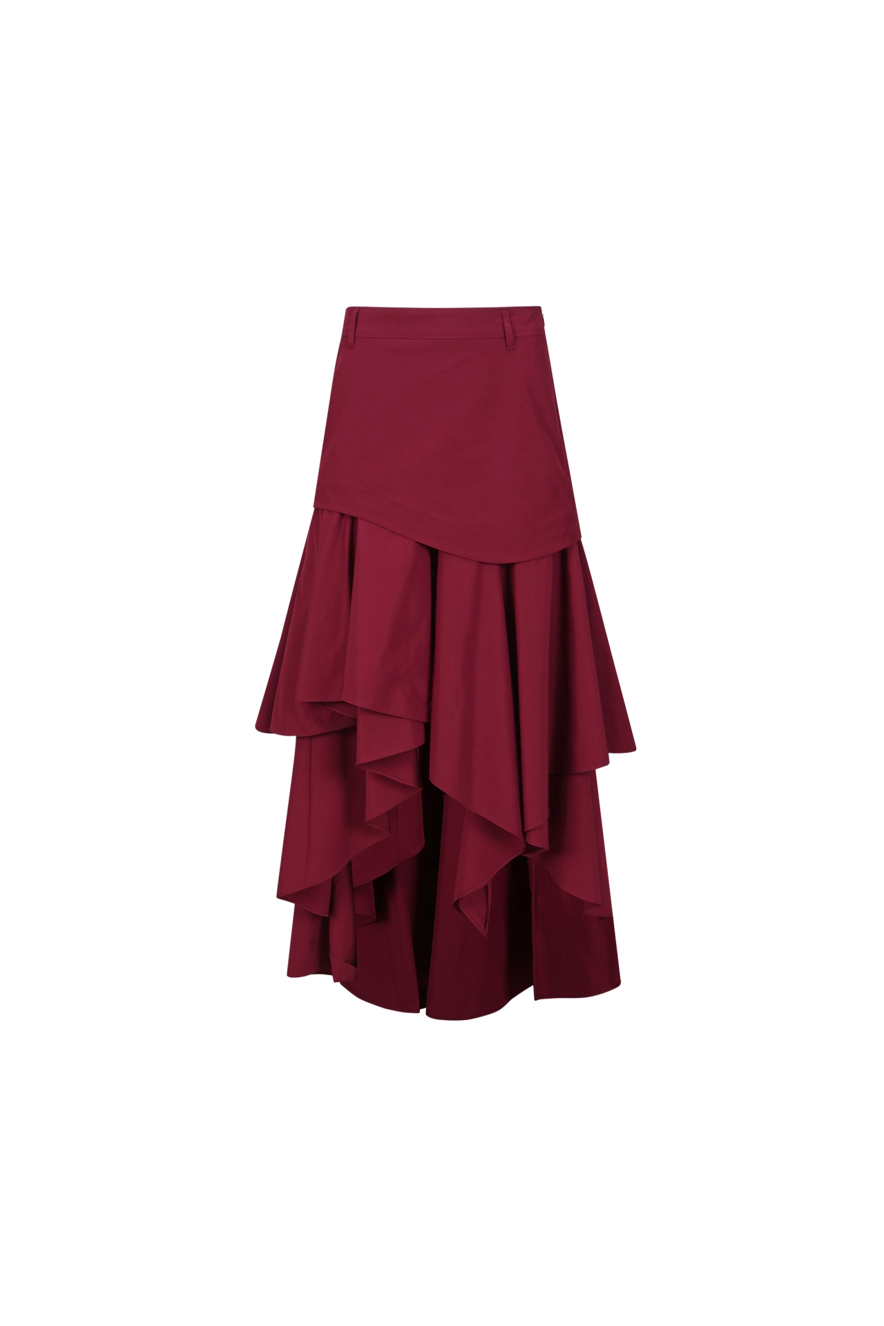LAYERED HEM SKIRT (F26SK6052BD)