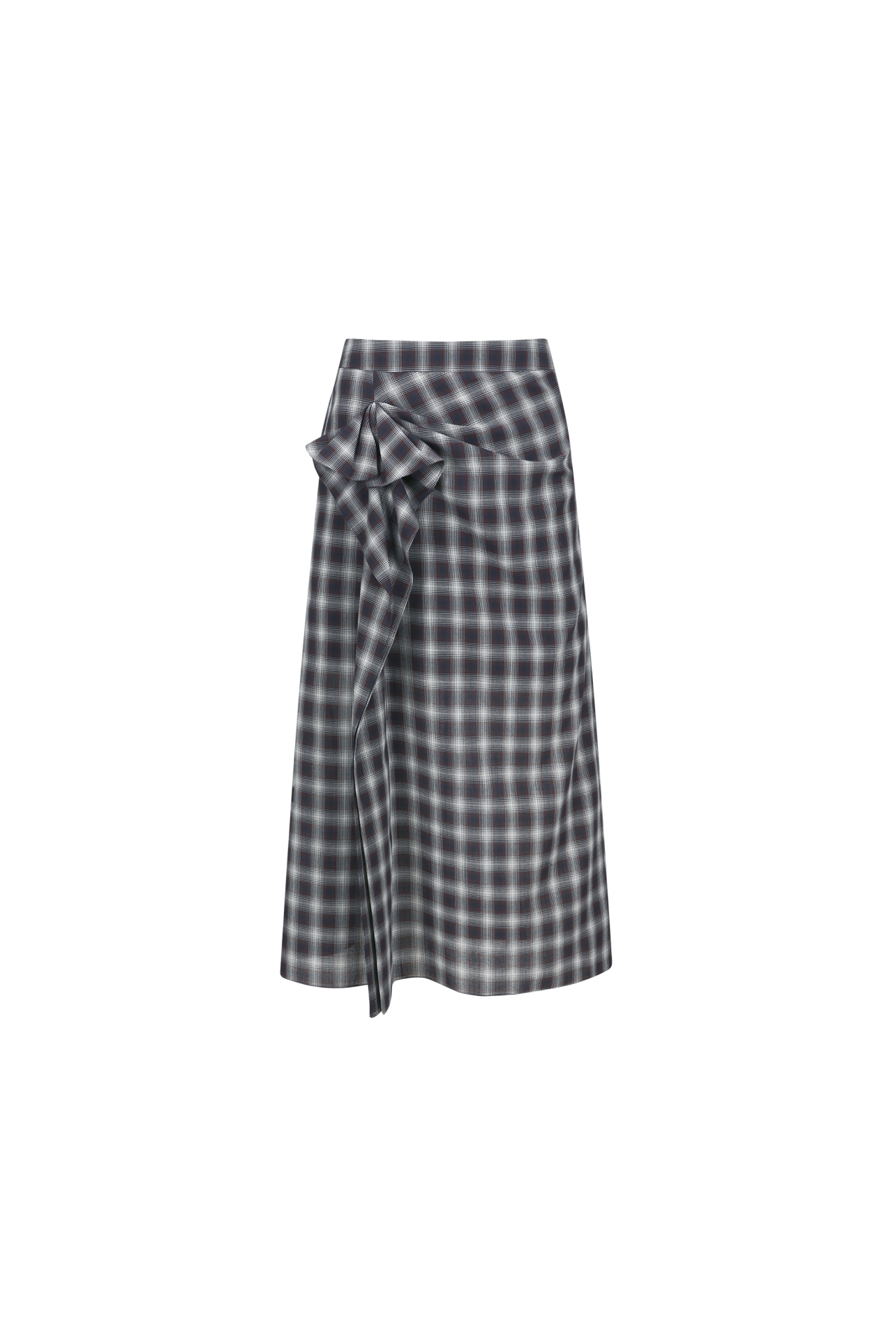 RUCHED WRAP SKIRT (F26SK6061BR)