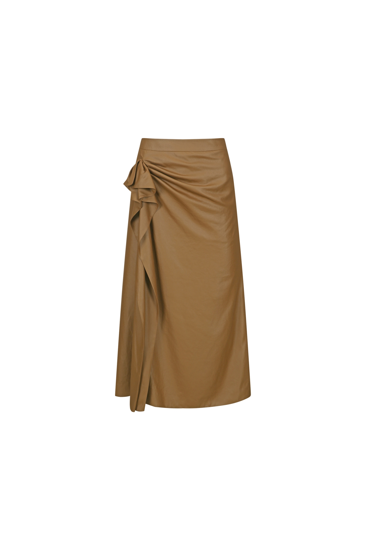 RUCHED WRAP SKIRT (F26SK6062CM)