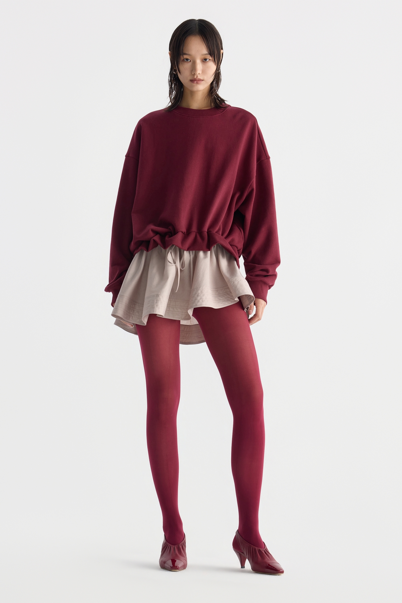 UNBALANCE LAYERD SWEATSHIRT (F26TO10031BD)
