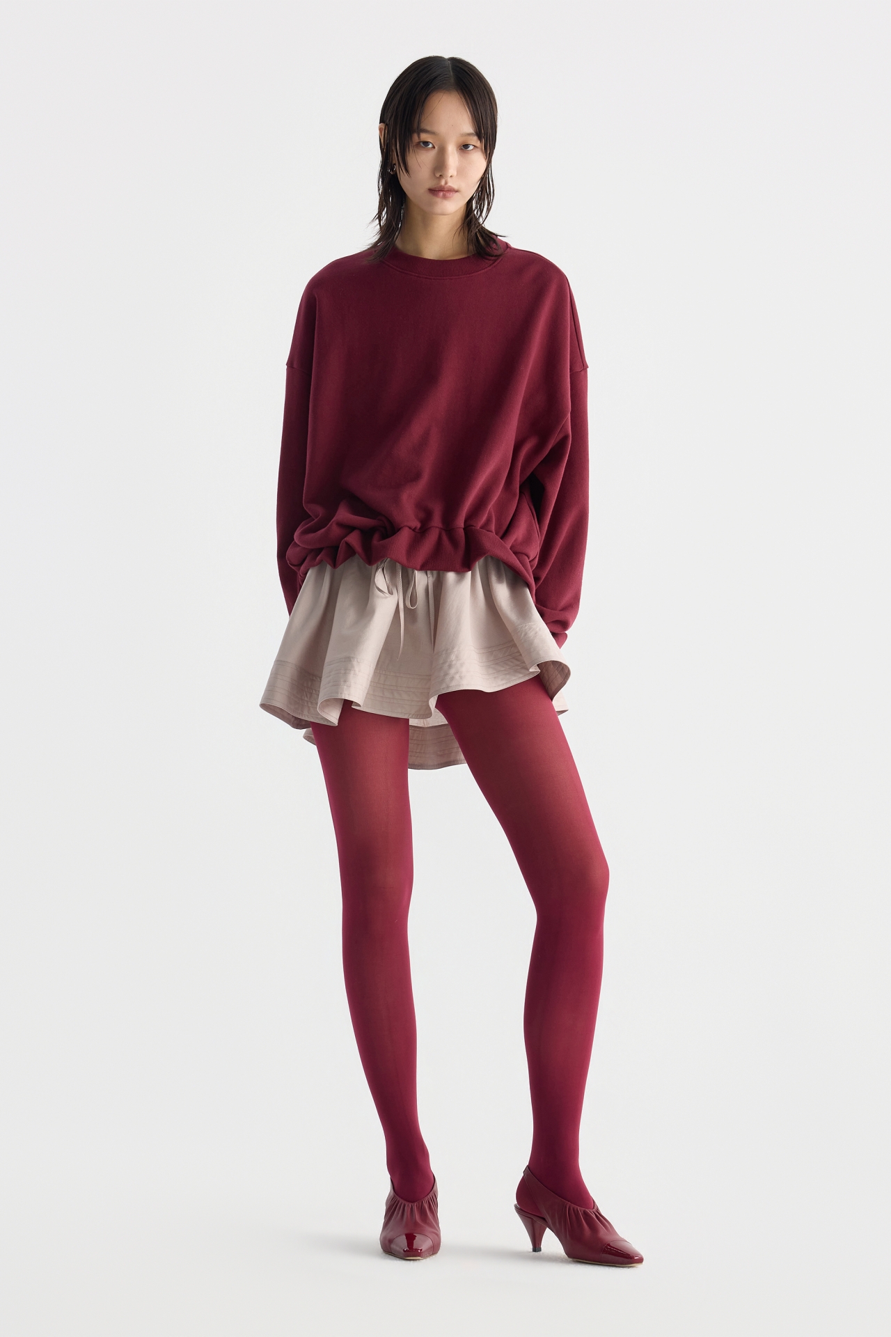 UNBALANCE LAYERD SWEATSHIRT (F26TO10031BD)