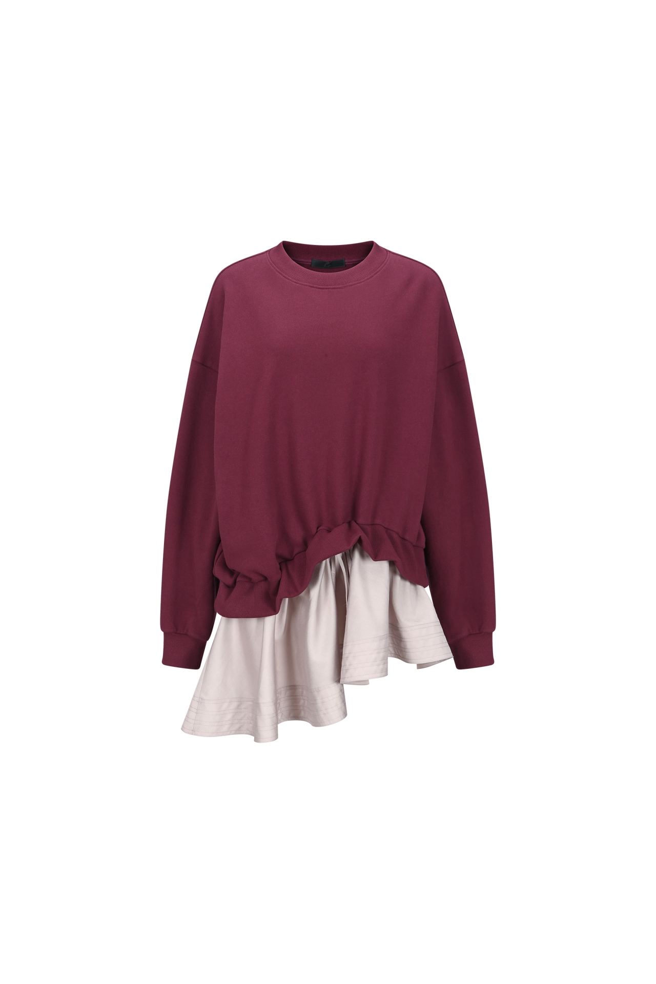 UNBALANCE LAYERD SWEATSHIRT (F26TO10031BD)