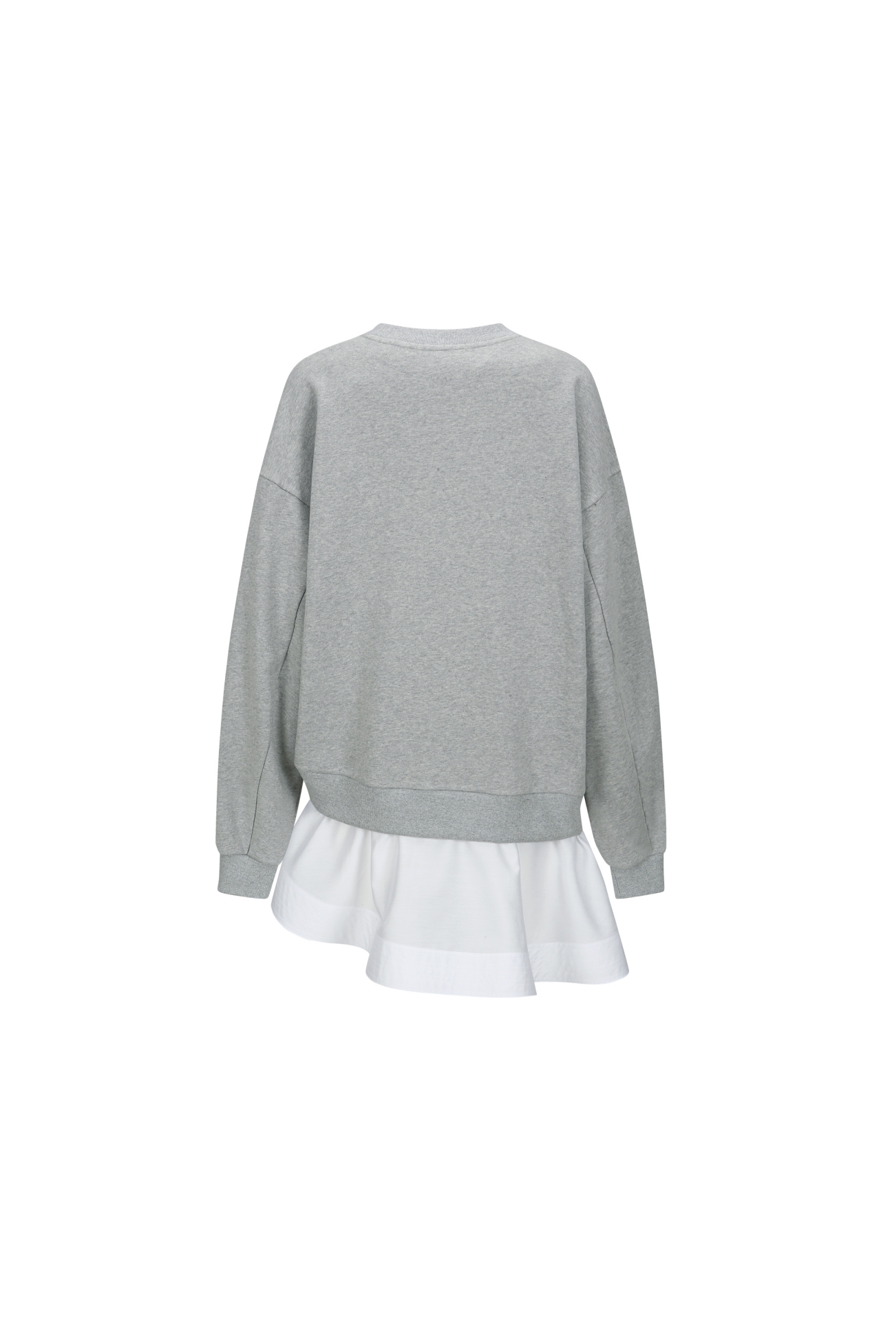 UNBALANCE LAYERD SWEATSHIRT (F26TO10031GY)