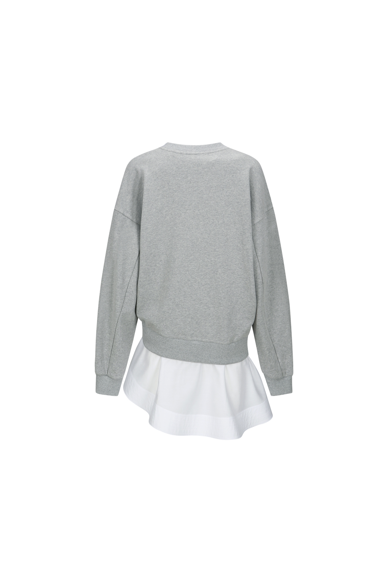 UNBALANCE LAYERD SWEATSHIRT (F26TO10031GY)