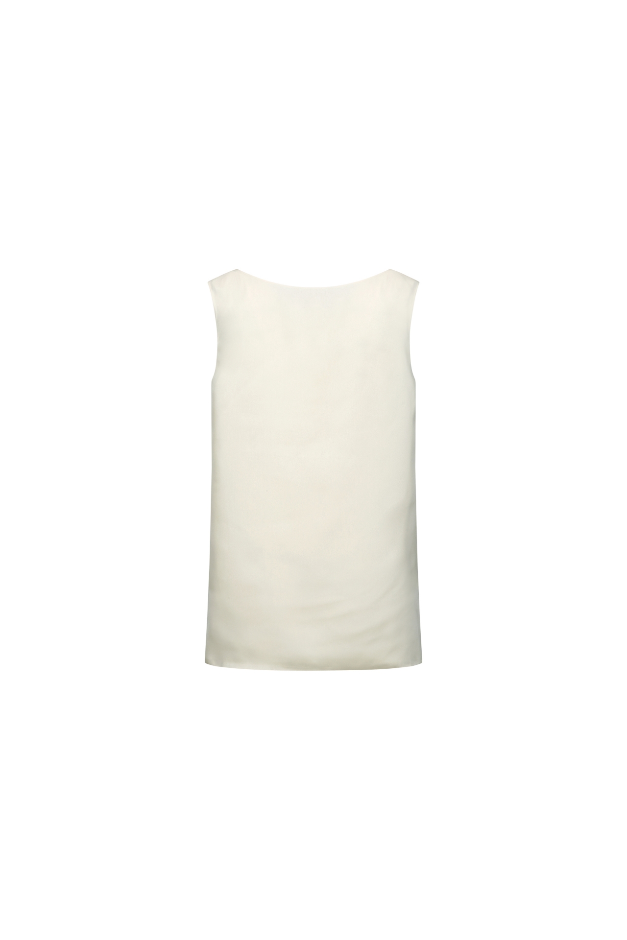 BOW-DETAIL SLEEVELESS TOP (F26TO10071IV)