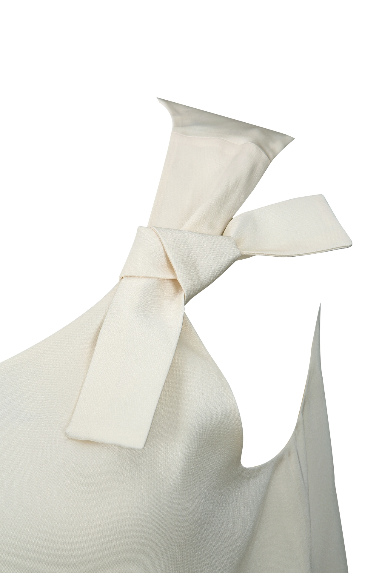 BOW-DETAIL SLEEVELESS TOP (F26TO10071IV)
