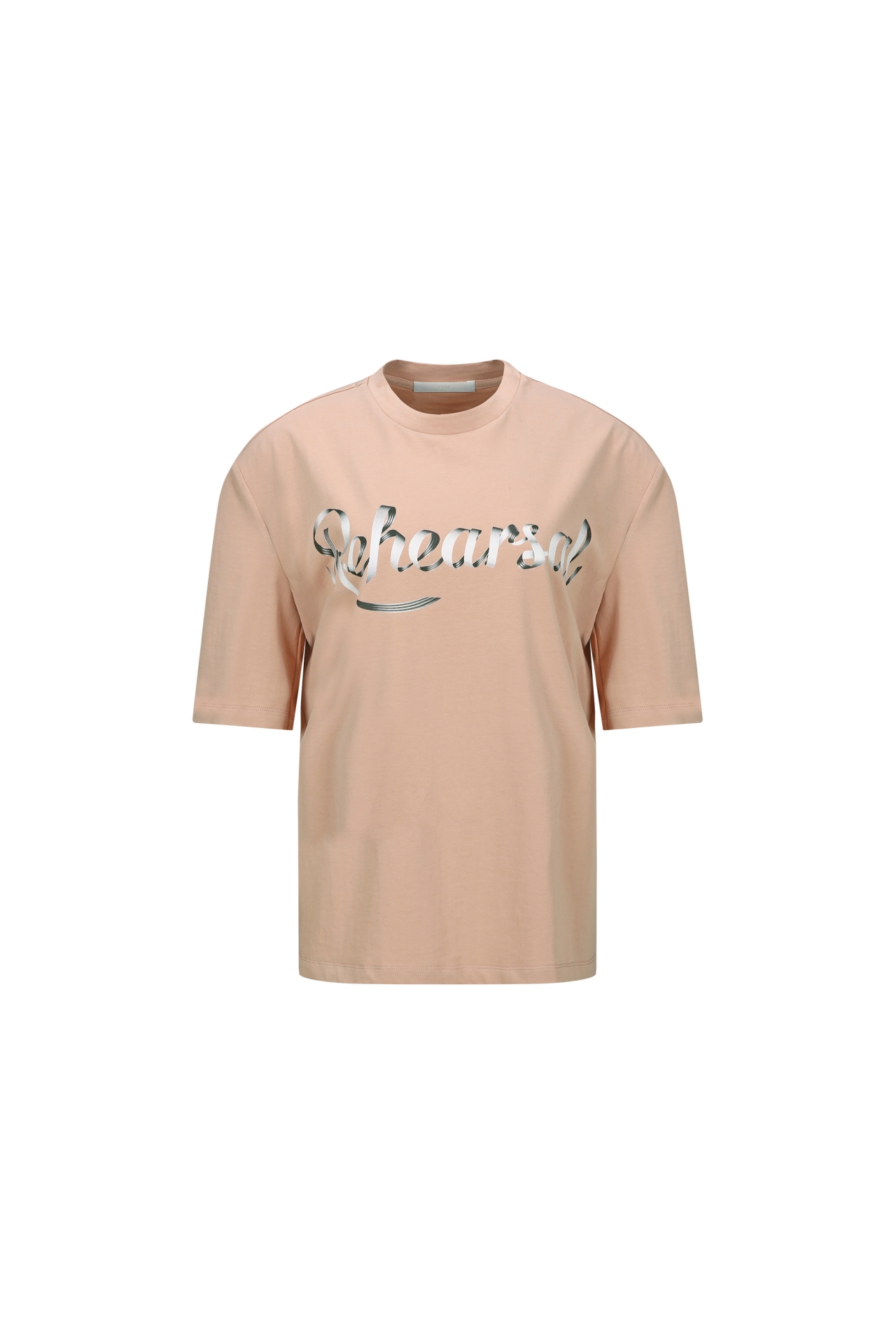 &rdquo;REHEARSAL&ldquo; PRINT OVERSIZED T-SHIRT (F26TS11051PK)