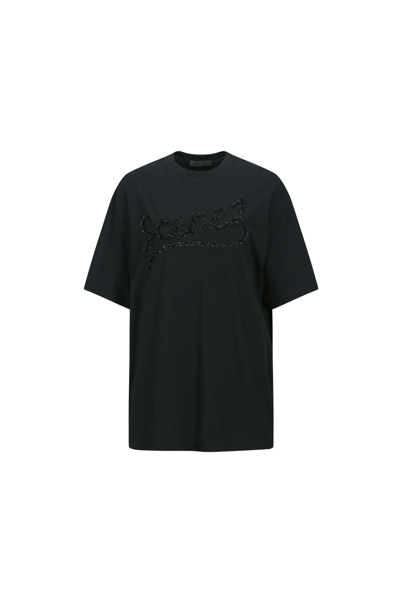 HAND DRAWN GRAPHIC TEE (F26TS11131BK)
