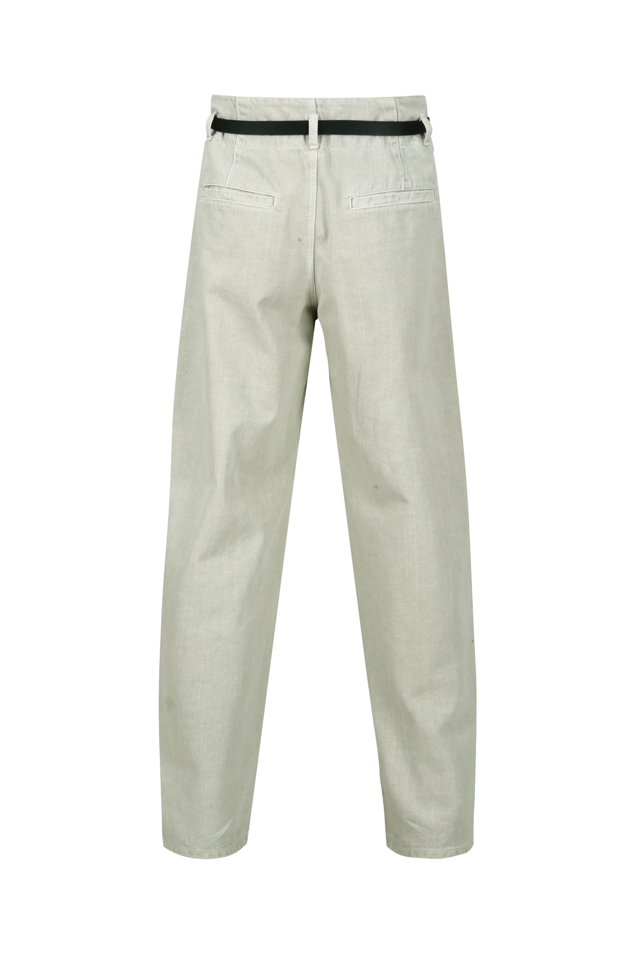 BELTED DENIM JEANS (MF25DB8041BE)