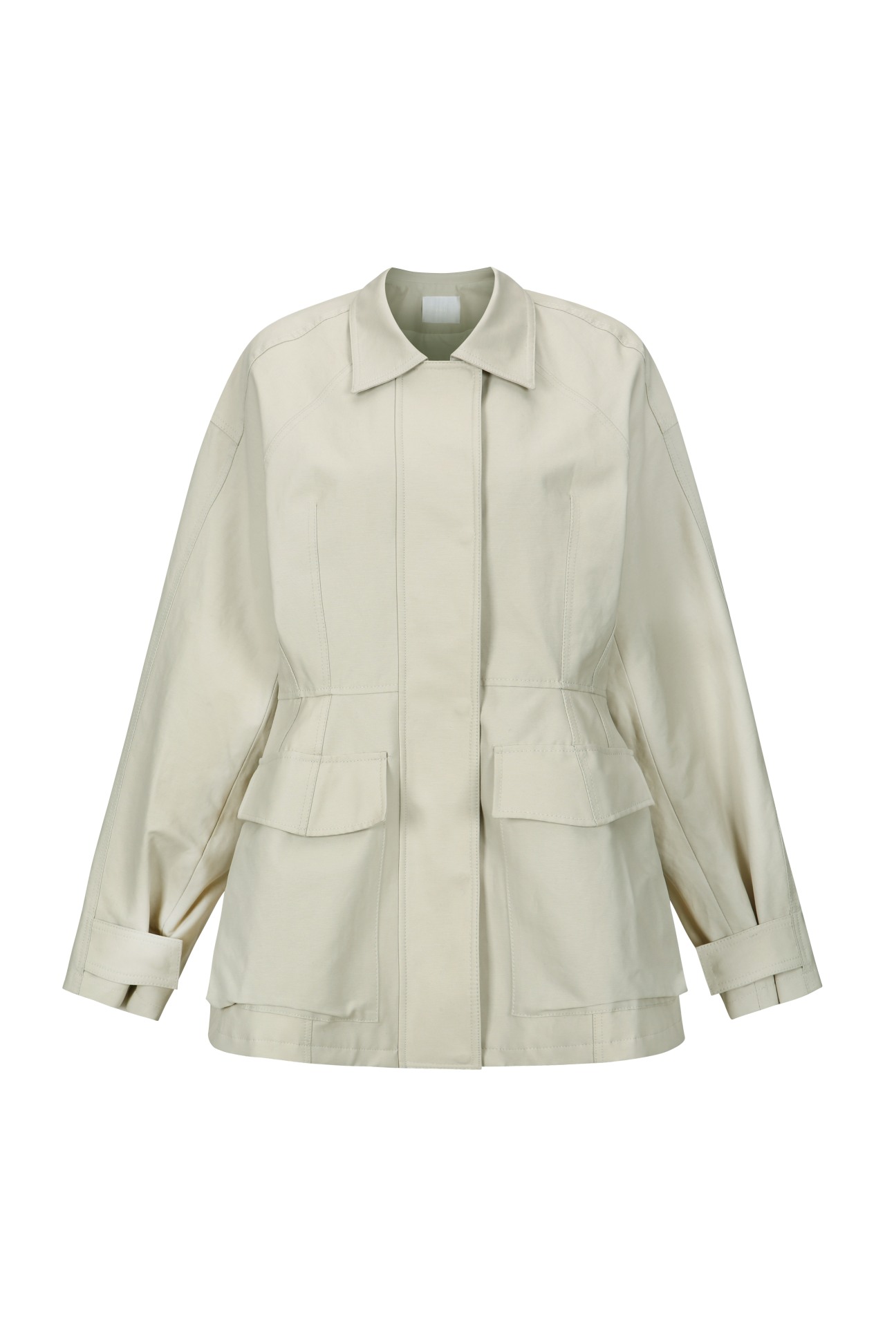 PARKA COAT CREAM (R24OT001CR)
