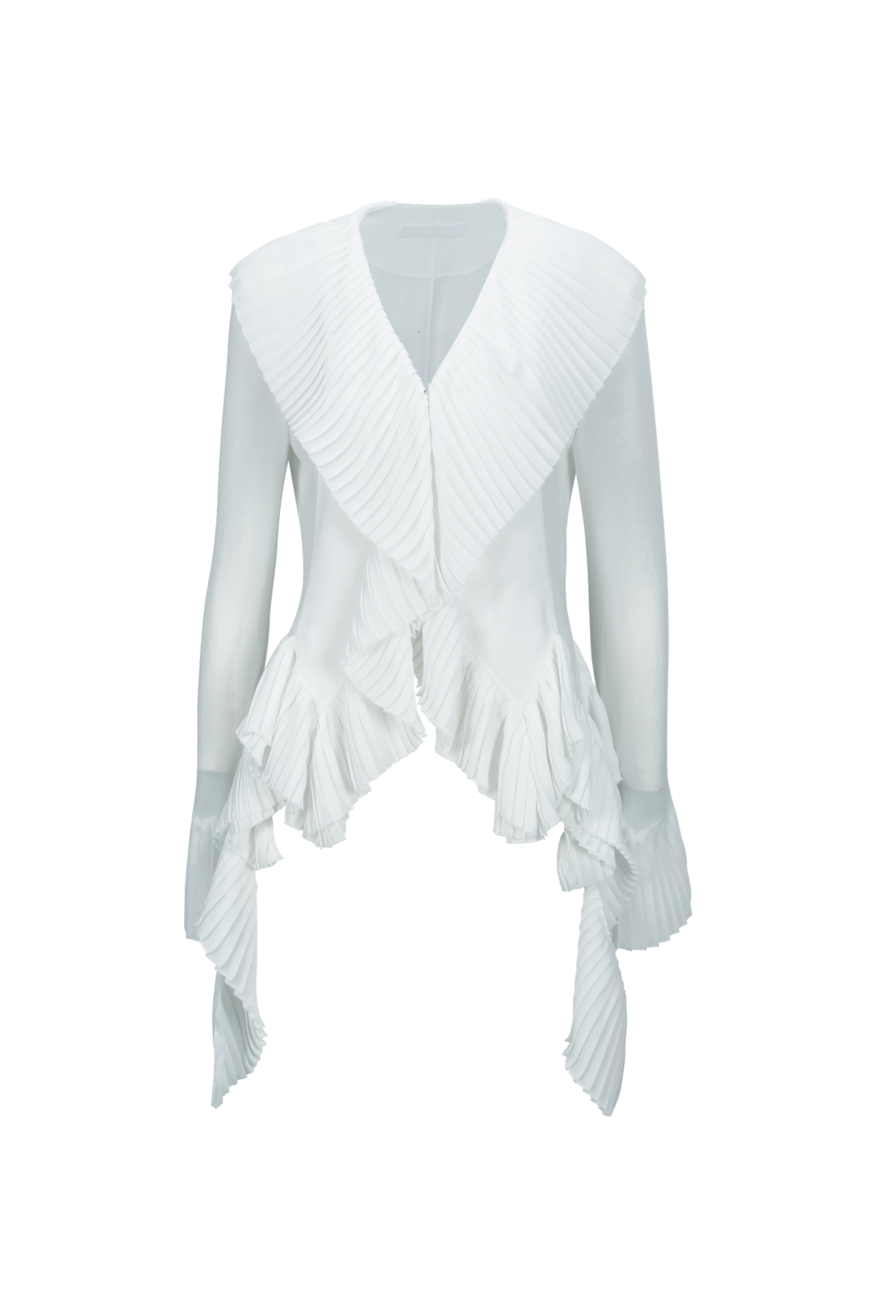 RUFFLE BLOUSE (R26BL4052WH)