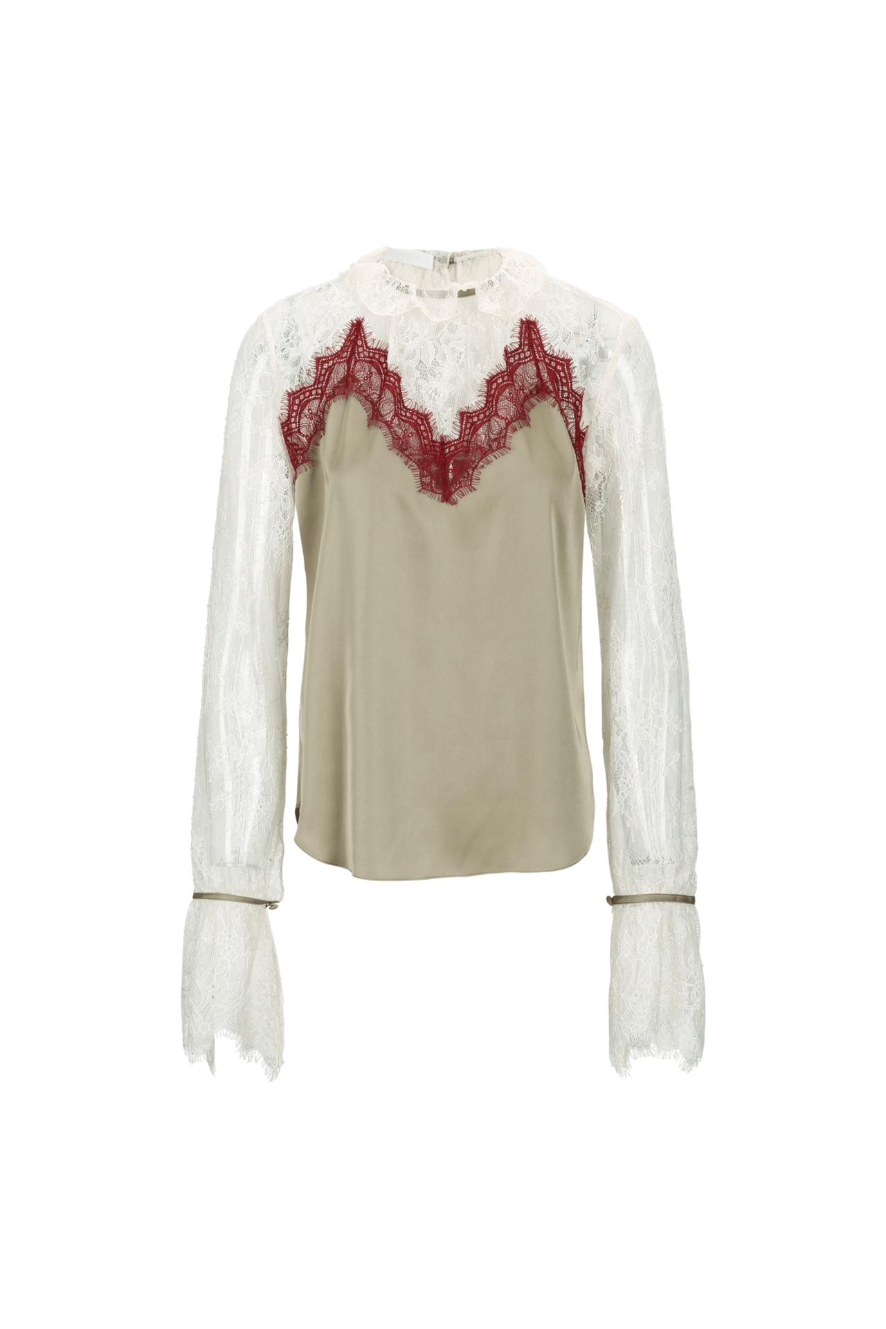 SLIP LAYERED BLOUSE (R26BL4062BE)