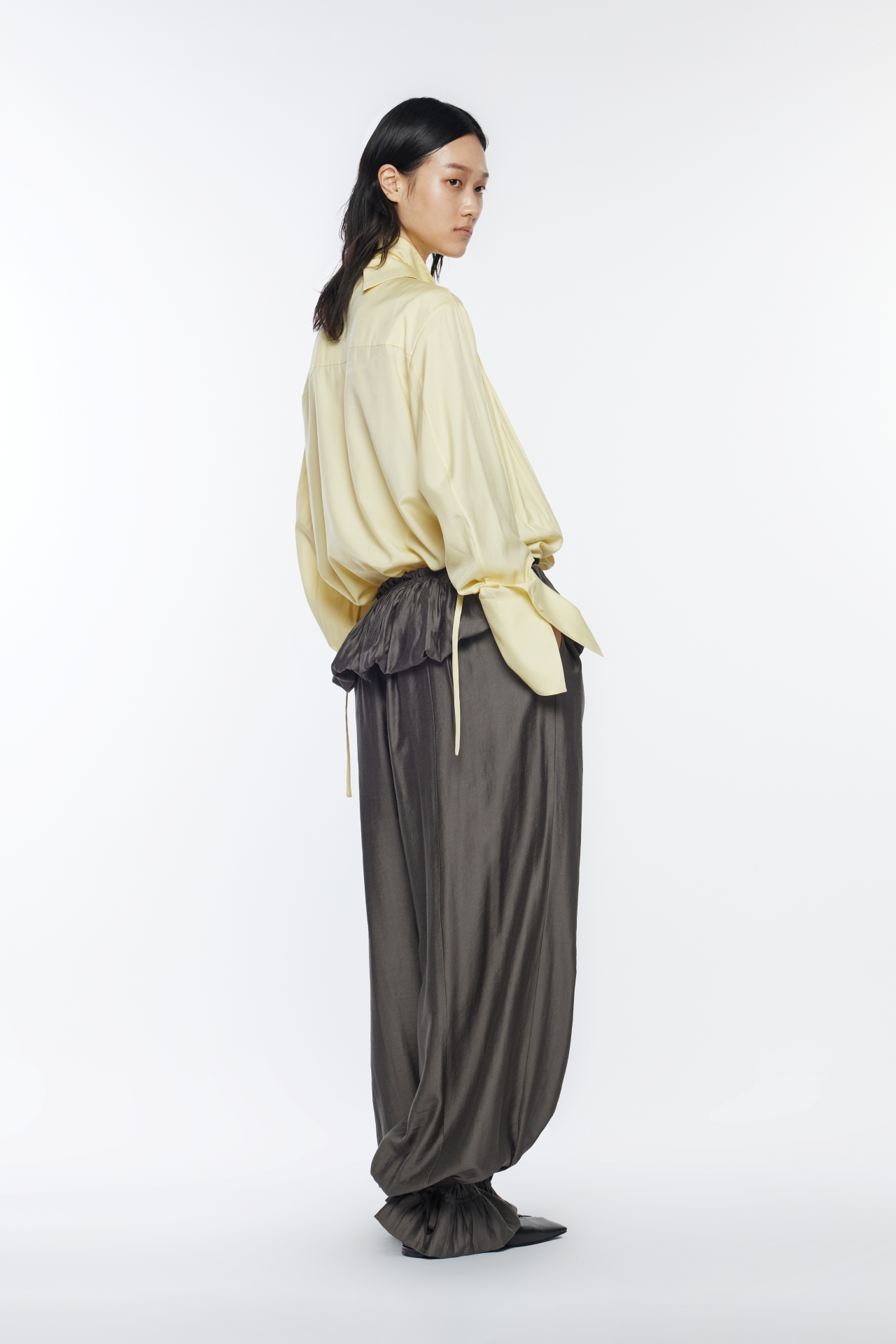 PLEATS TIE SHIRT (R26BL4131YL)