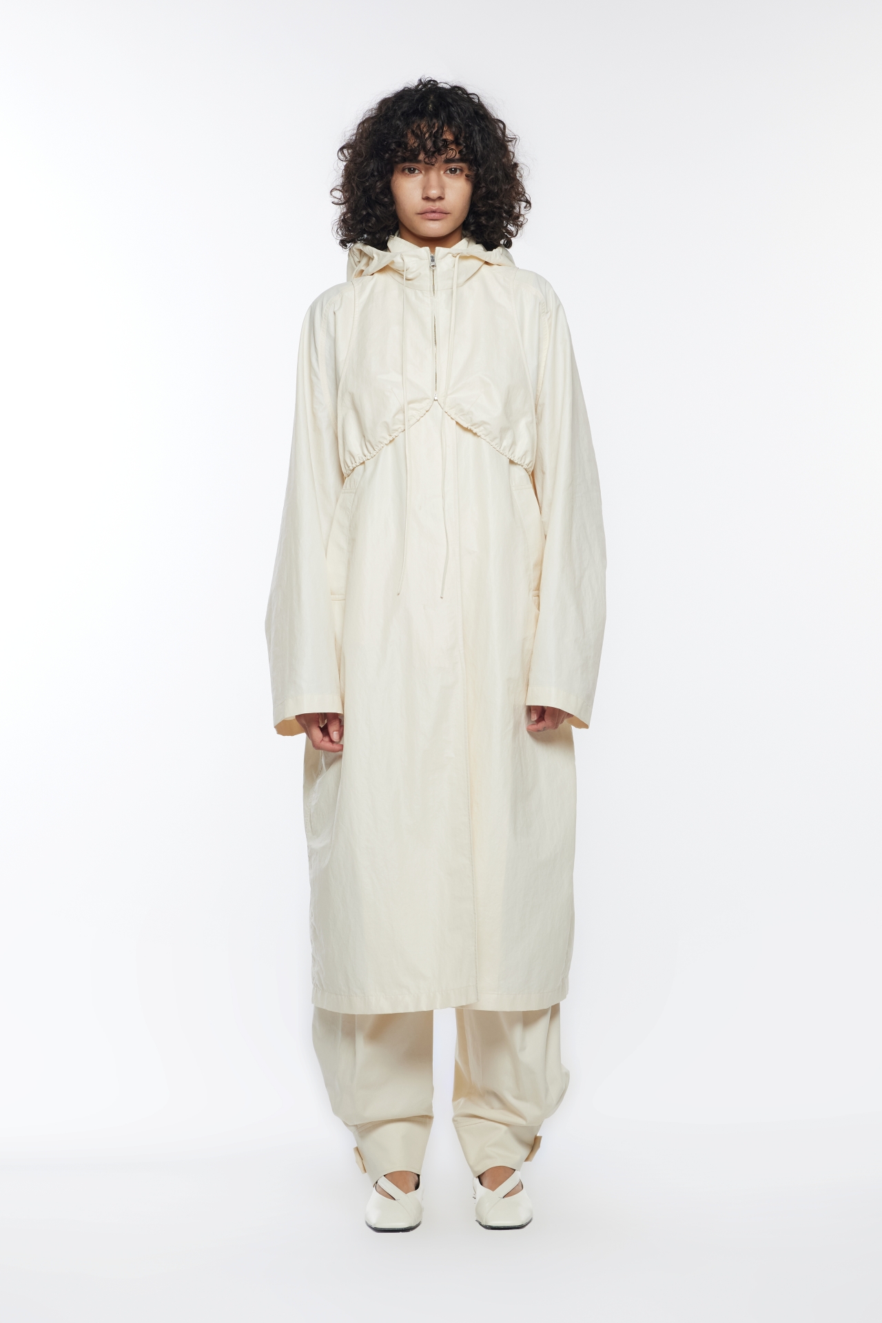 DETACHABLE HOOD TRENCH COAT (R26CT1021CR)