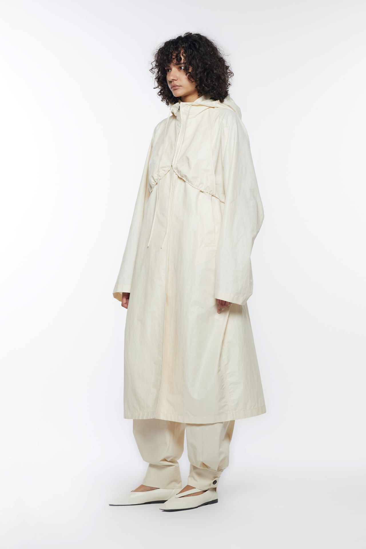DETACHABLE HOOD TRENCH COAT (R26CT1021CR)