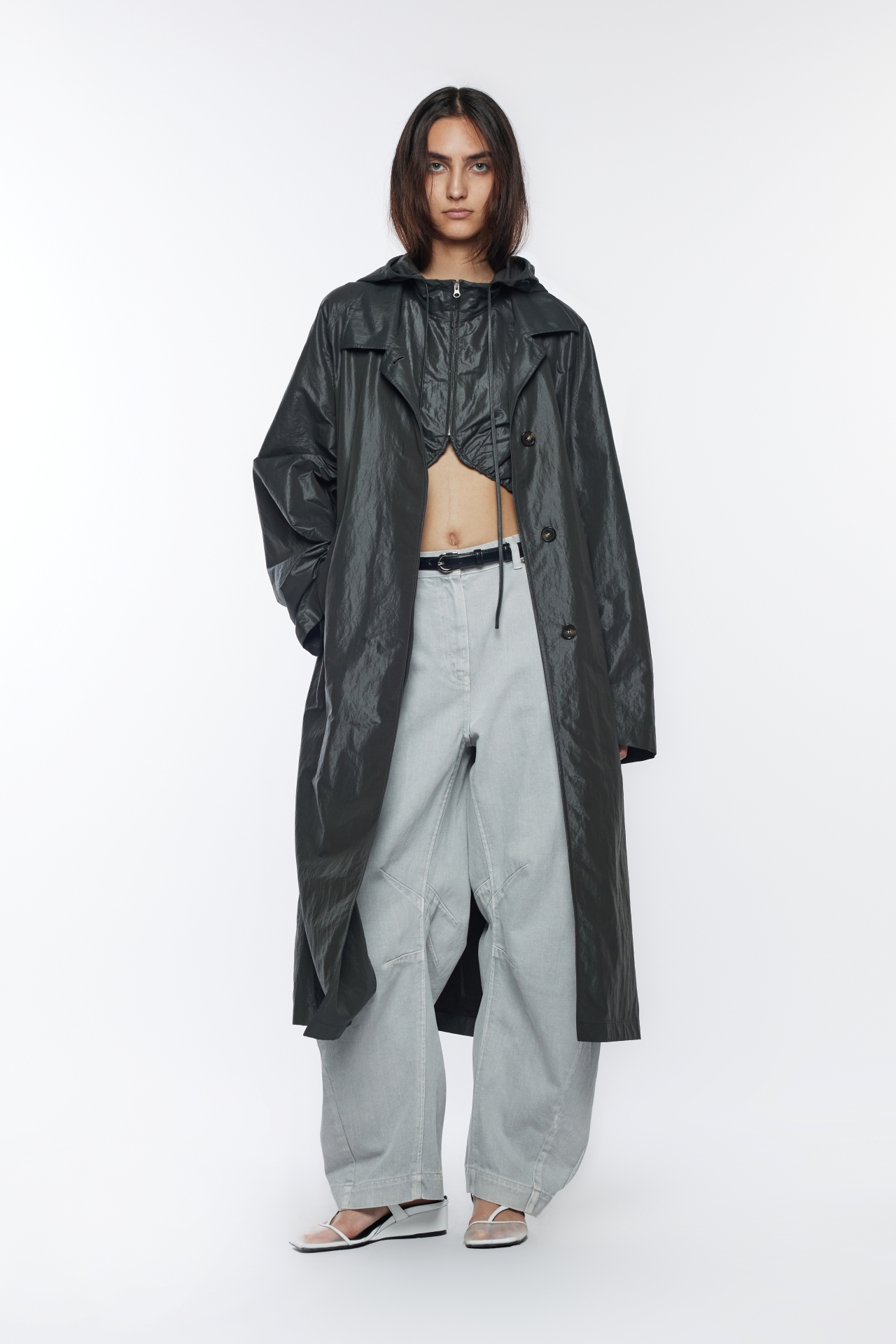 DETACHABLE HOOD TRENCH COAT (R26CT1021KK)