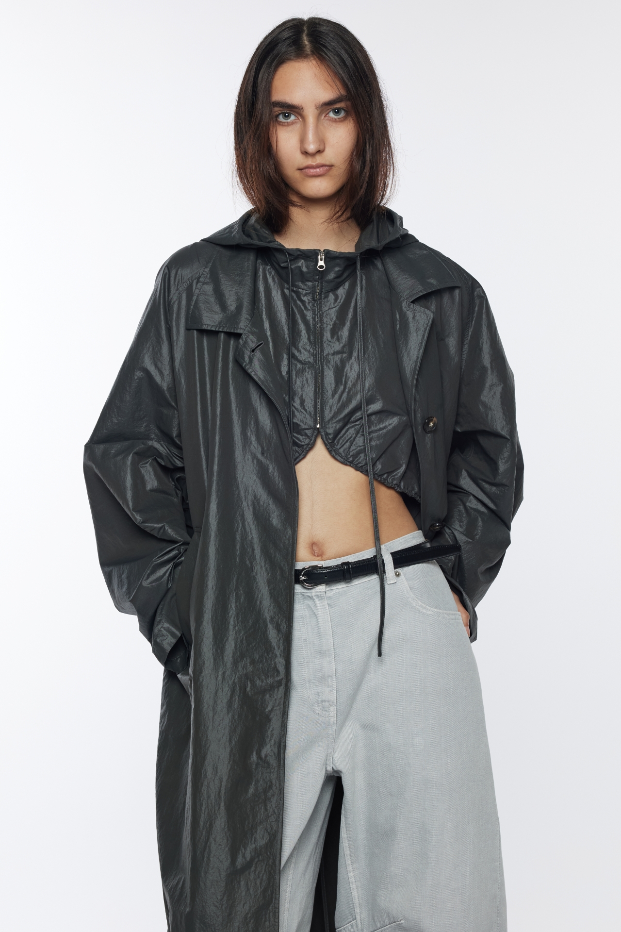 DETACHABLE HOOD TRENCH COAT (R26CT1021KK)