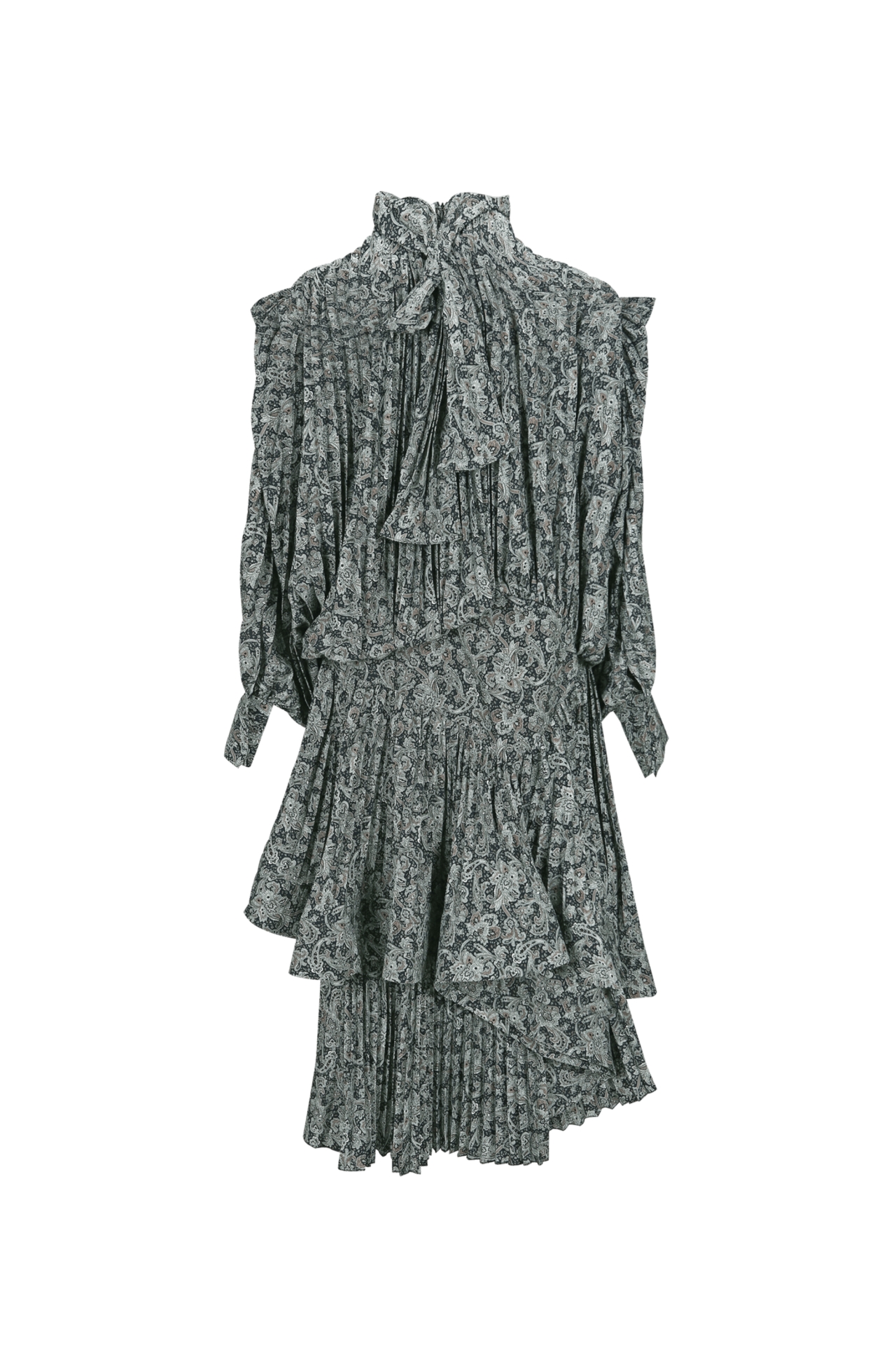 [주문제작] RUFFLE PLEAT DRESS (R26DJ7012BK)