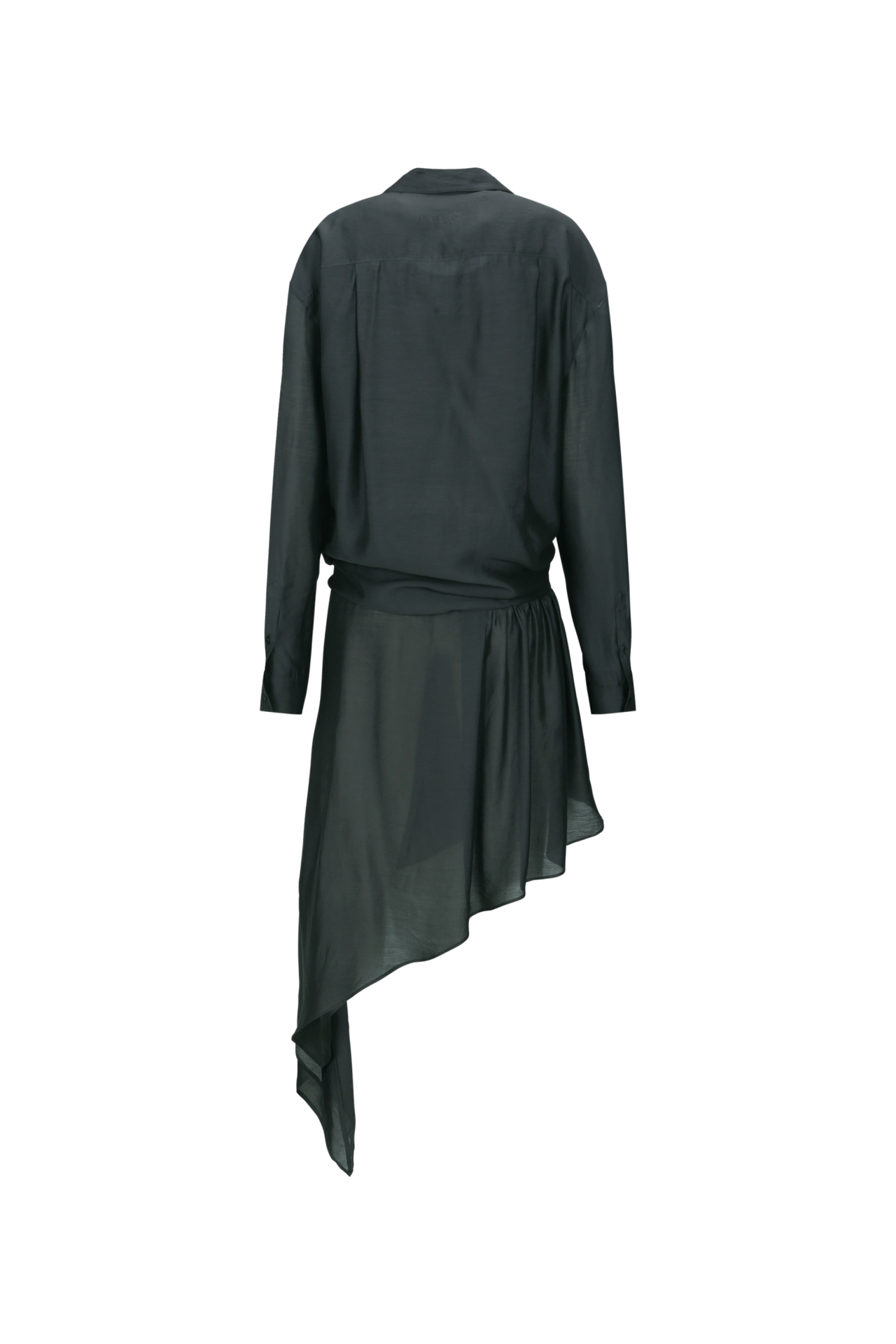 ASYMMETRICAL SHIRT DRESS (R26DJ7021GY)