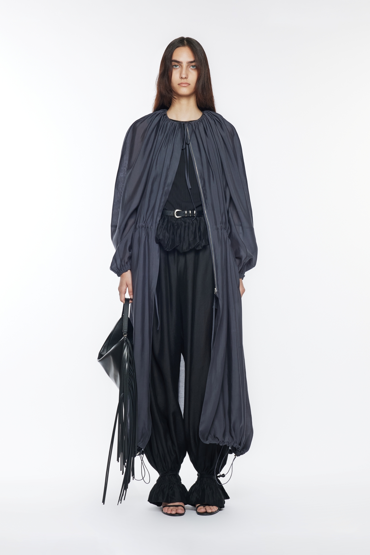 LIGHTWEIGHT BALLOON COAT (R26OT0021GY)