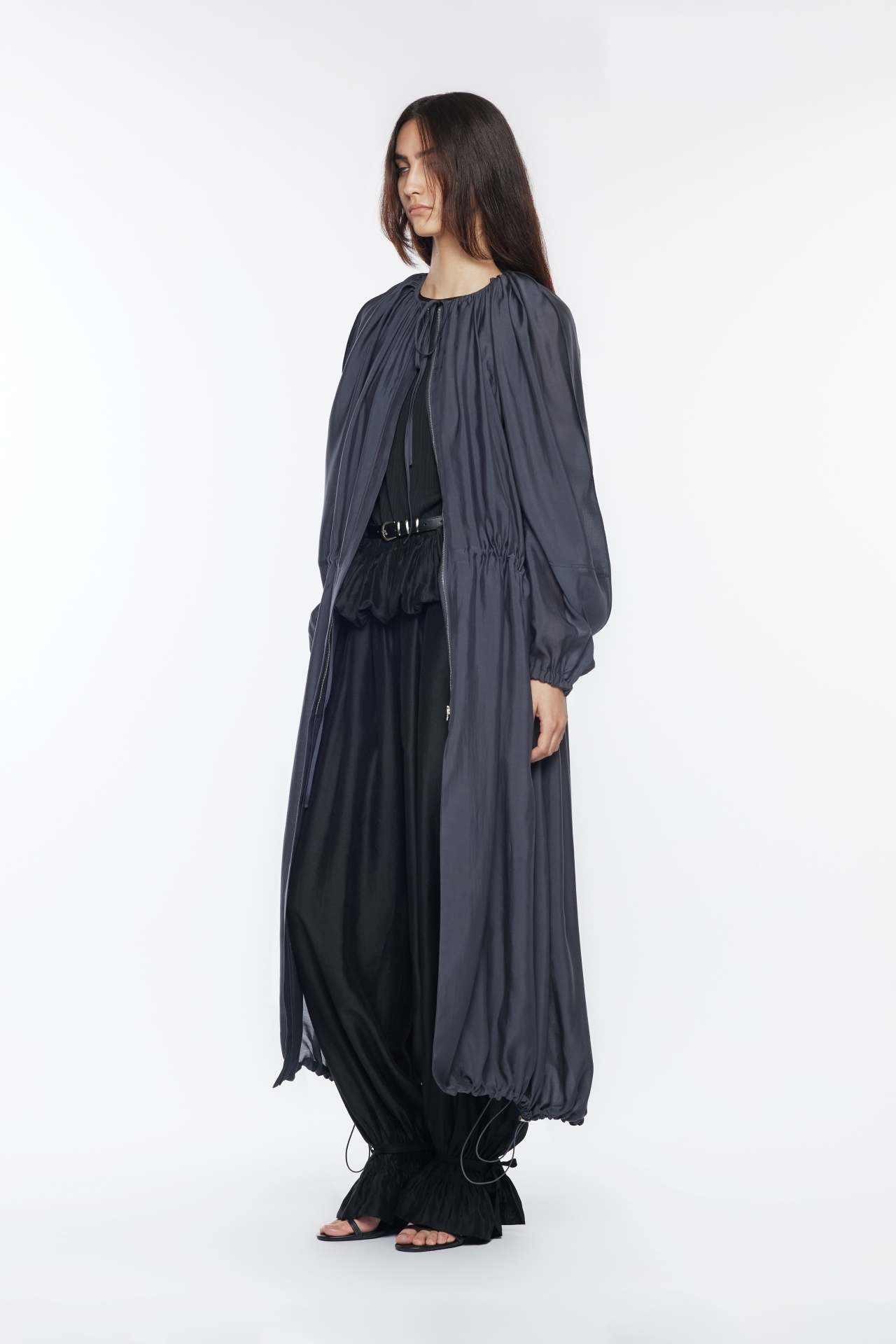 LIGHTWEIGHT BALLOON COAT (R26OT0021GY)
