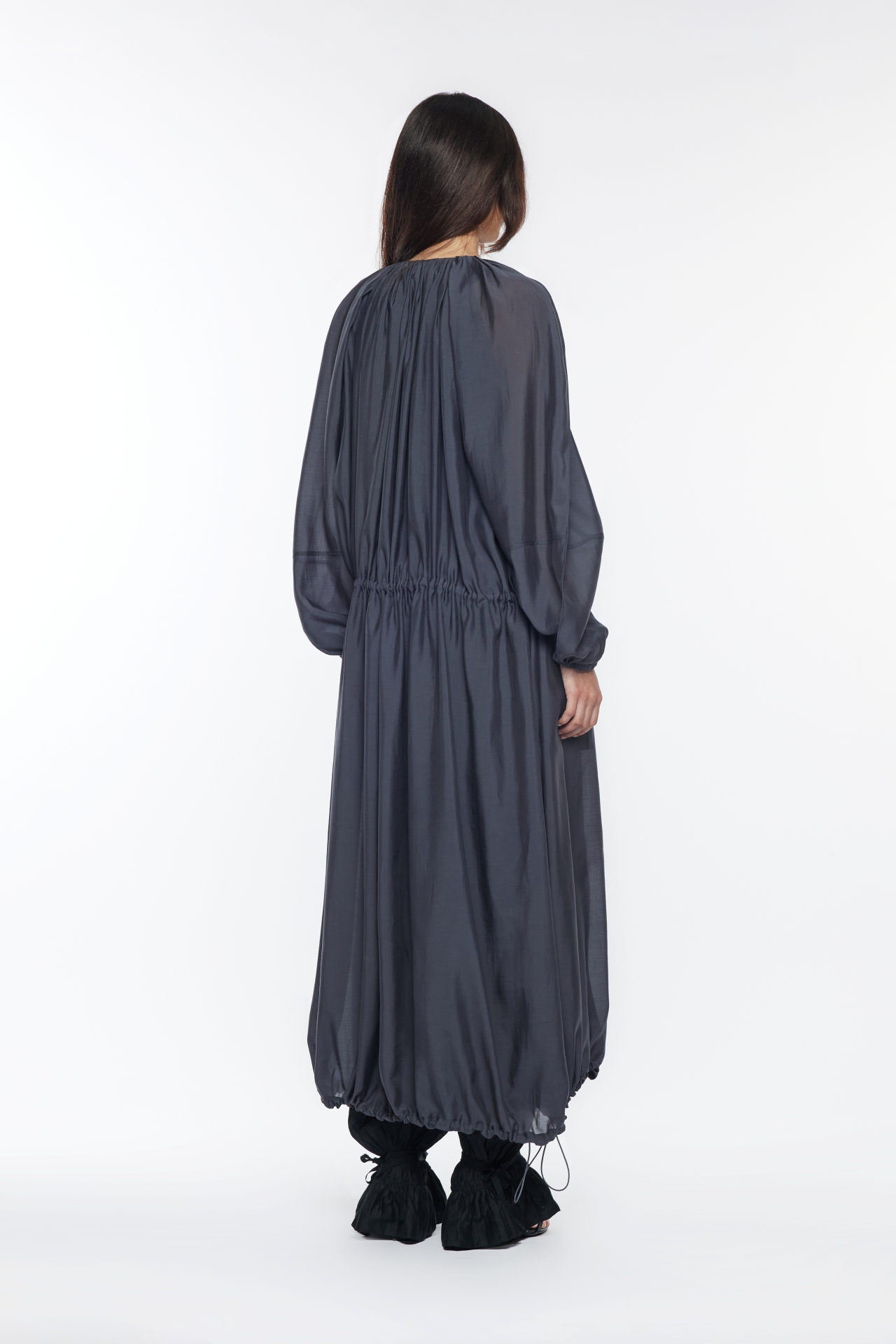 LIGHTWEIGHT BALLOON COAT (R26OT0021GY)