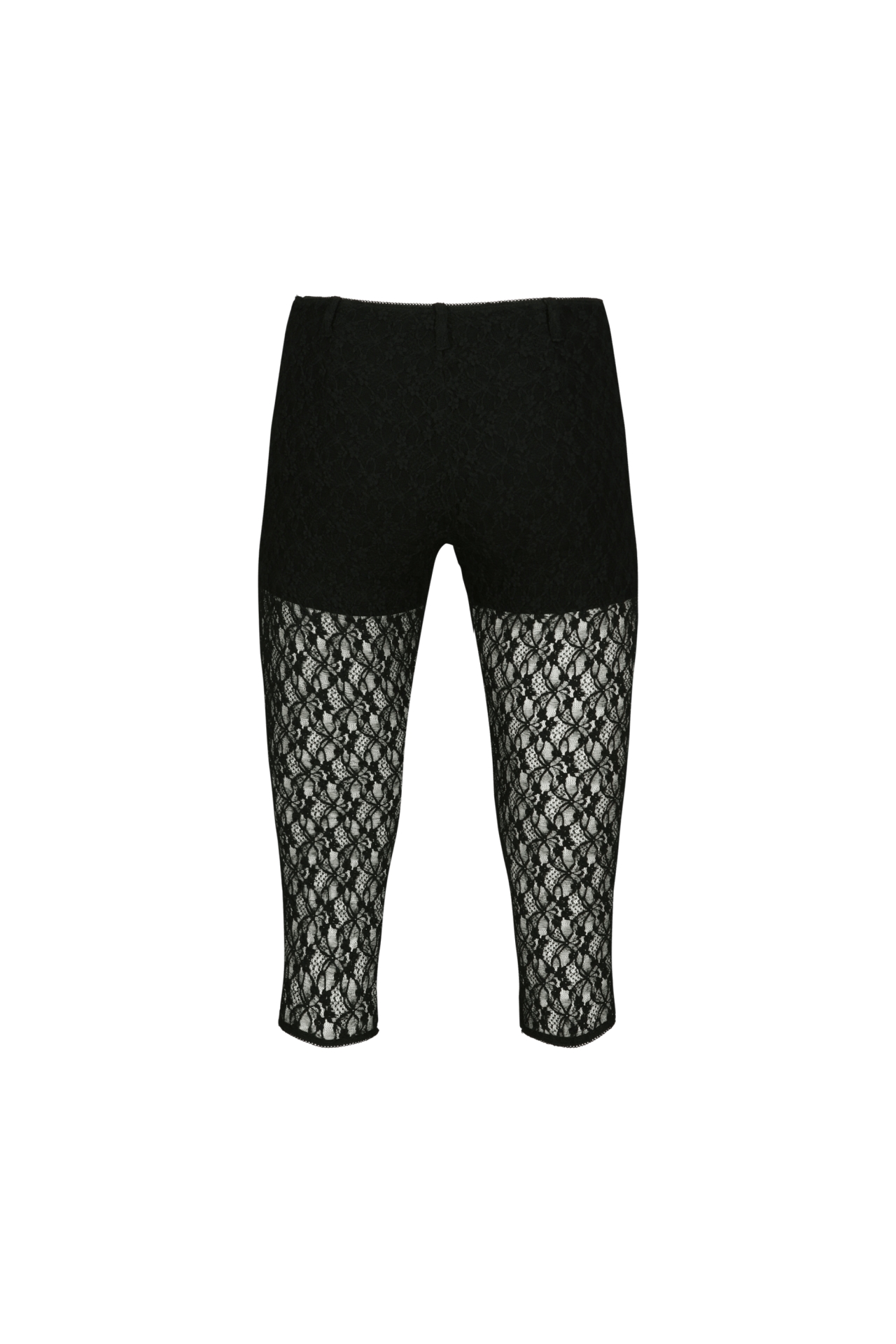 LACE CROP LEGGINGS (R26PT5051BK)