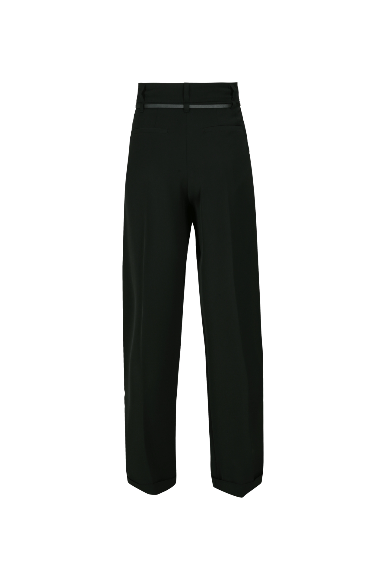 UNBALANCED WAIST TROUSER (R26PT5081BK)
