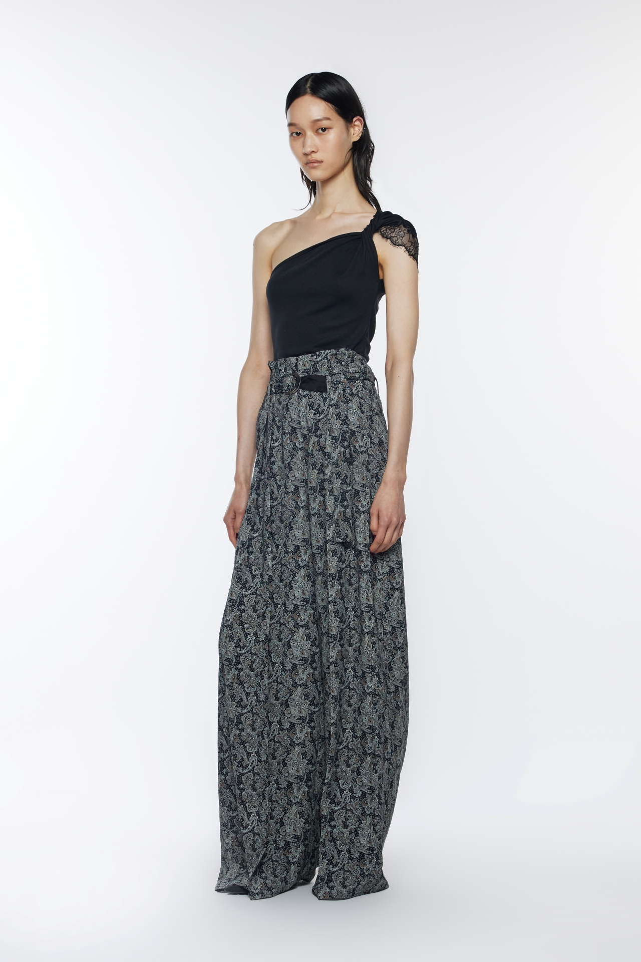 PAISLEY TROUSERS (R26PT5112BK)