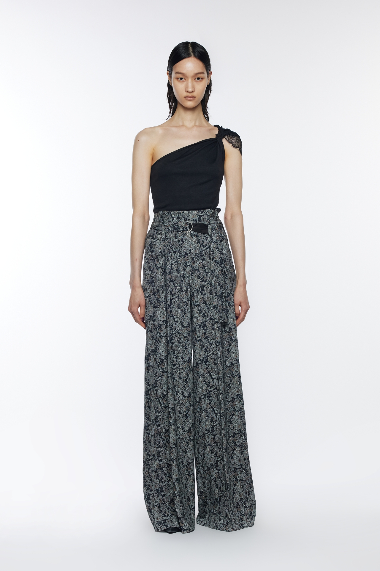 PAISLEY TROUSERS (R26PT5112BK)