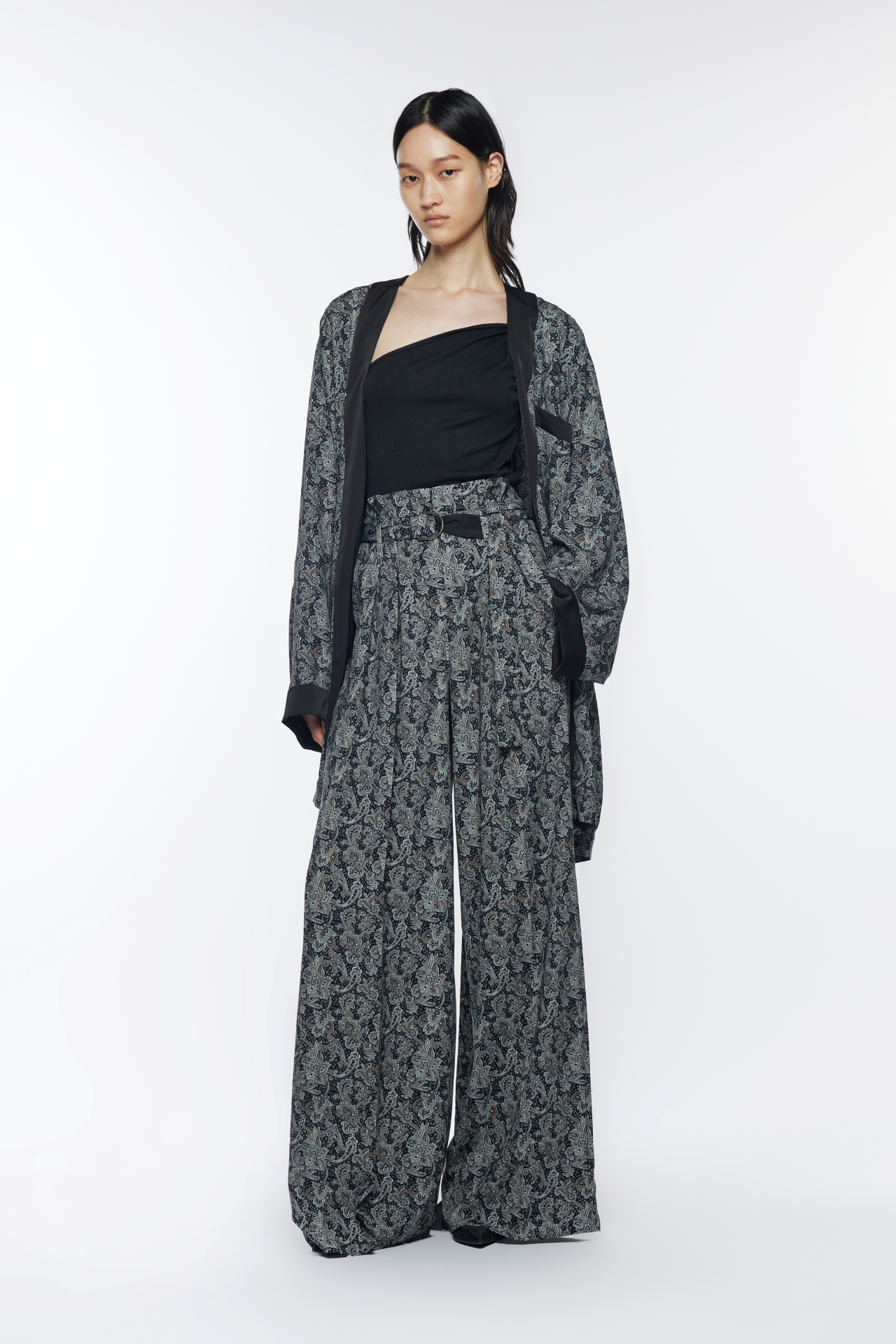 PAISLEY TROUSERS (R26PT5112BK)