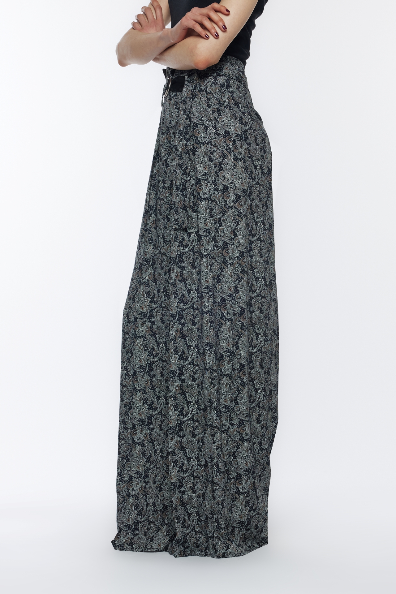 PAISLEY TROUSERS (R26PT5112BK)