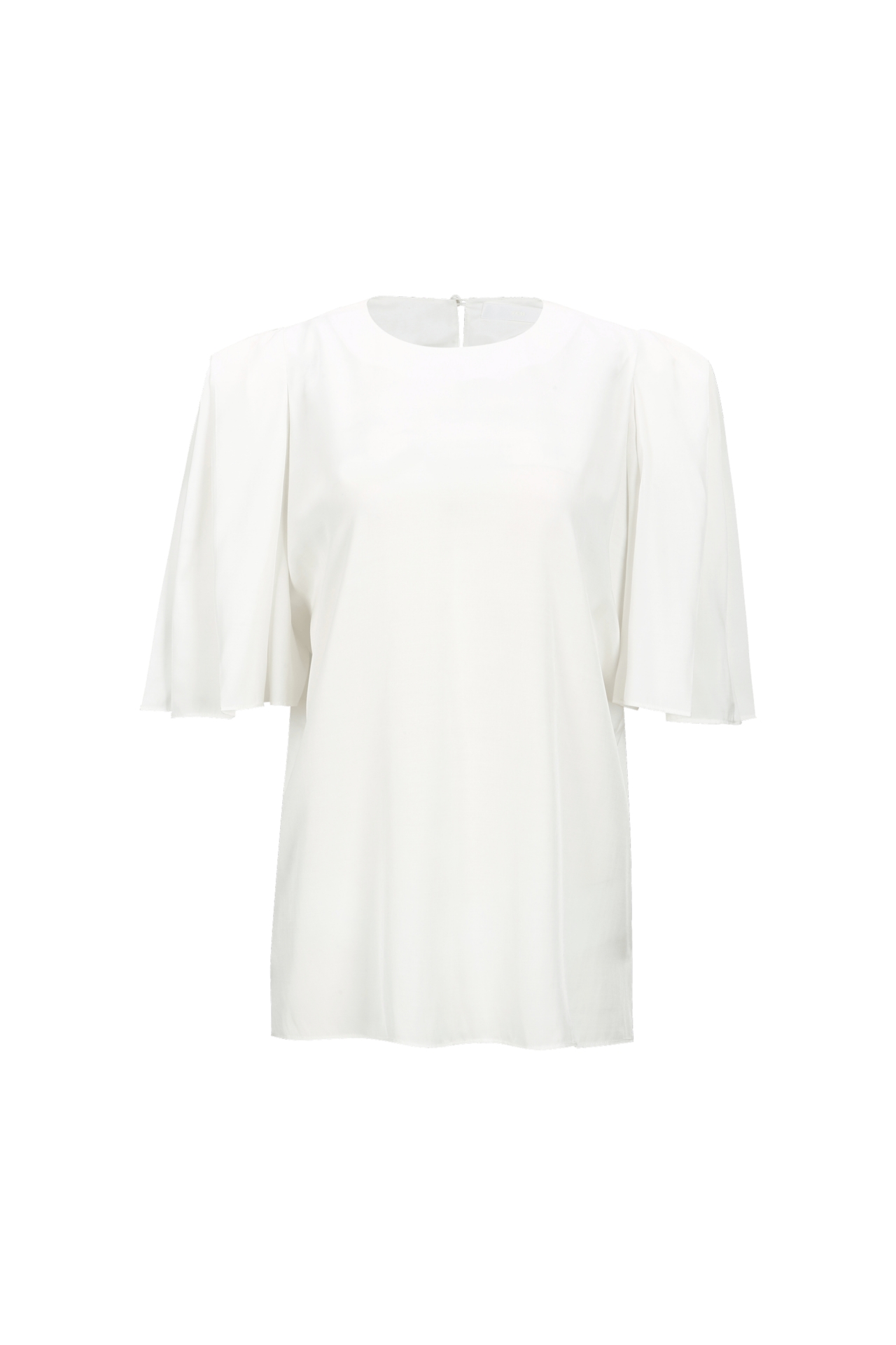 PLEAT SLEEVE TOP (R26TO10021WH)