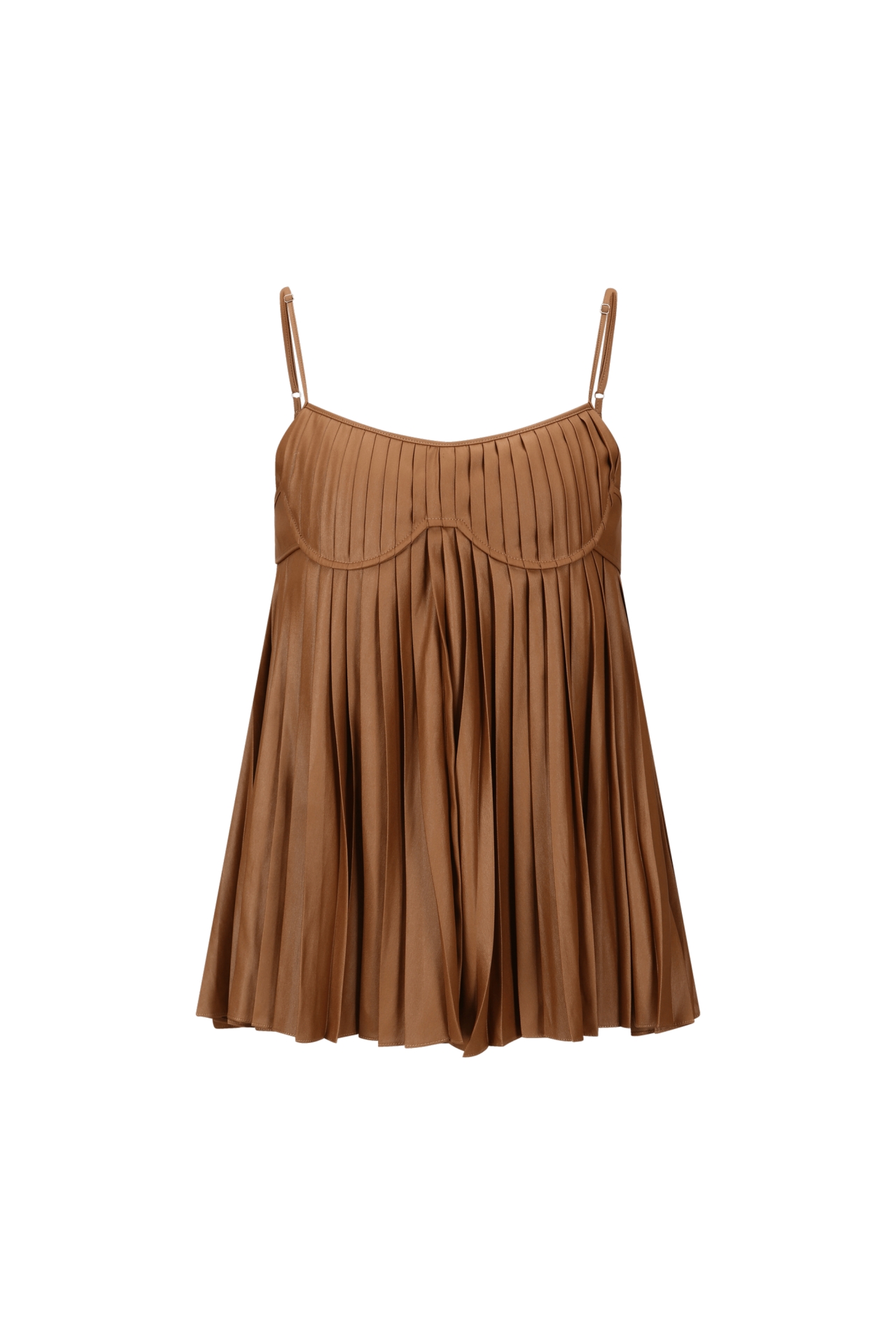 PLEAT SLIP TOP (R26TO10041BR)