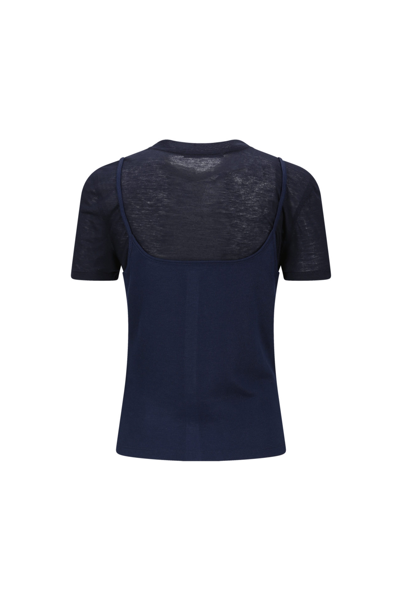 SLIP LAYERED T-SHIRT (R26TS11151NV)