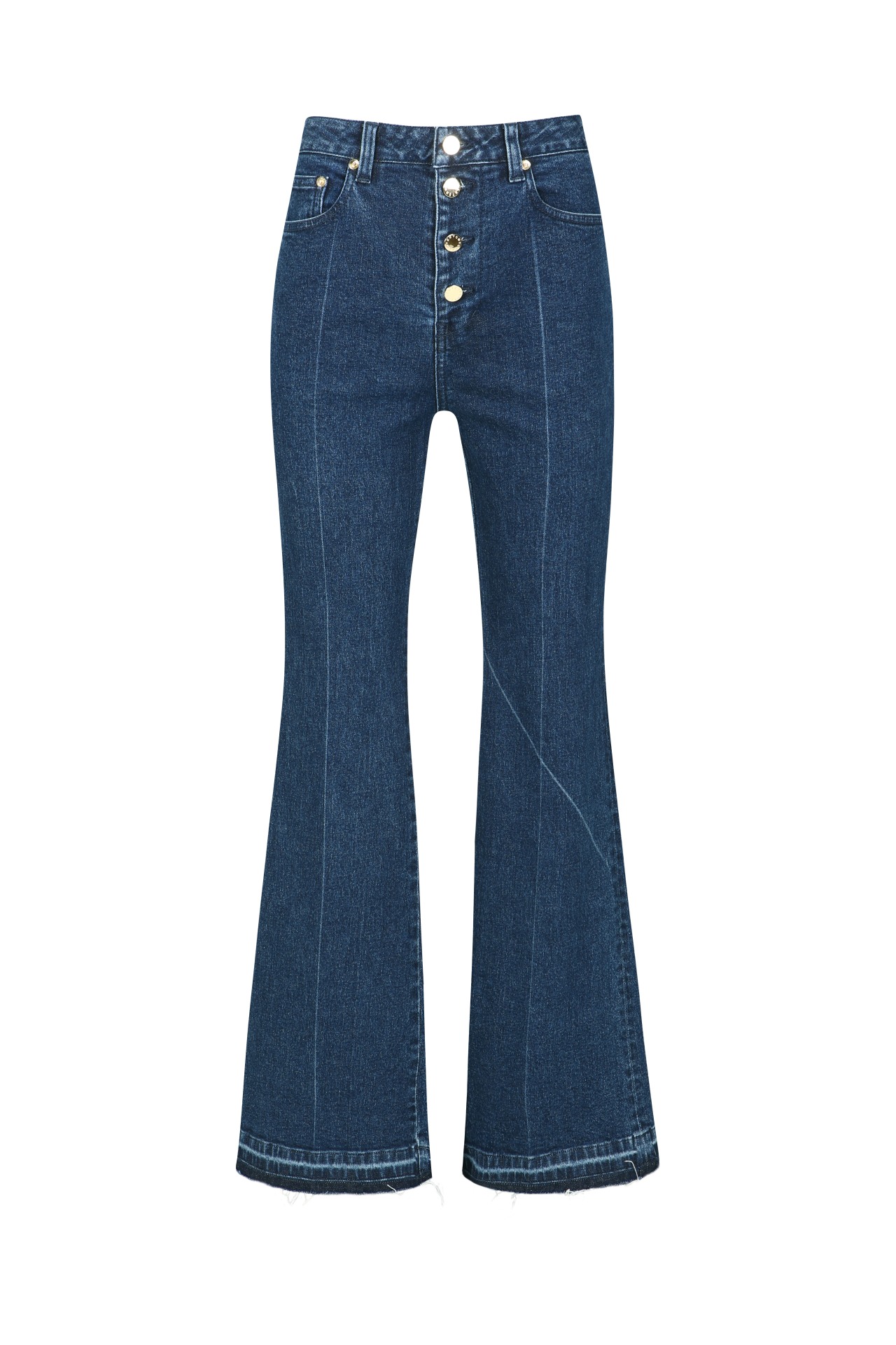 BUTTONED BOOTCUT JEANS NAVY (S24DB7031NV)