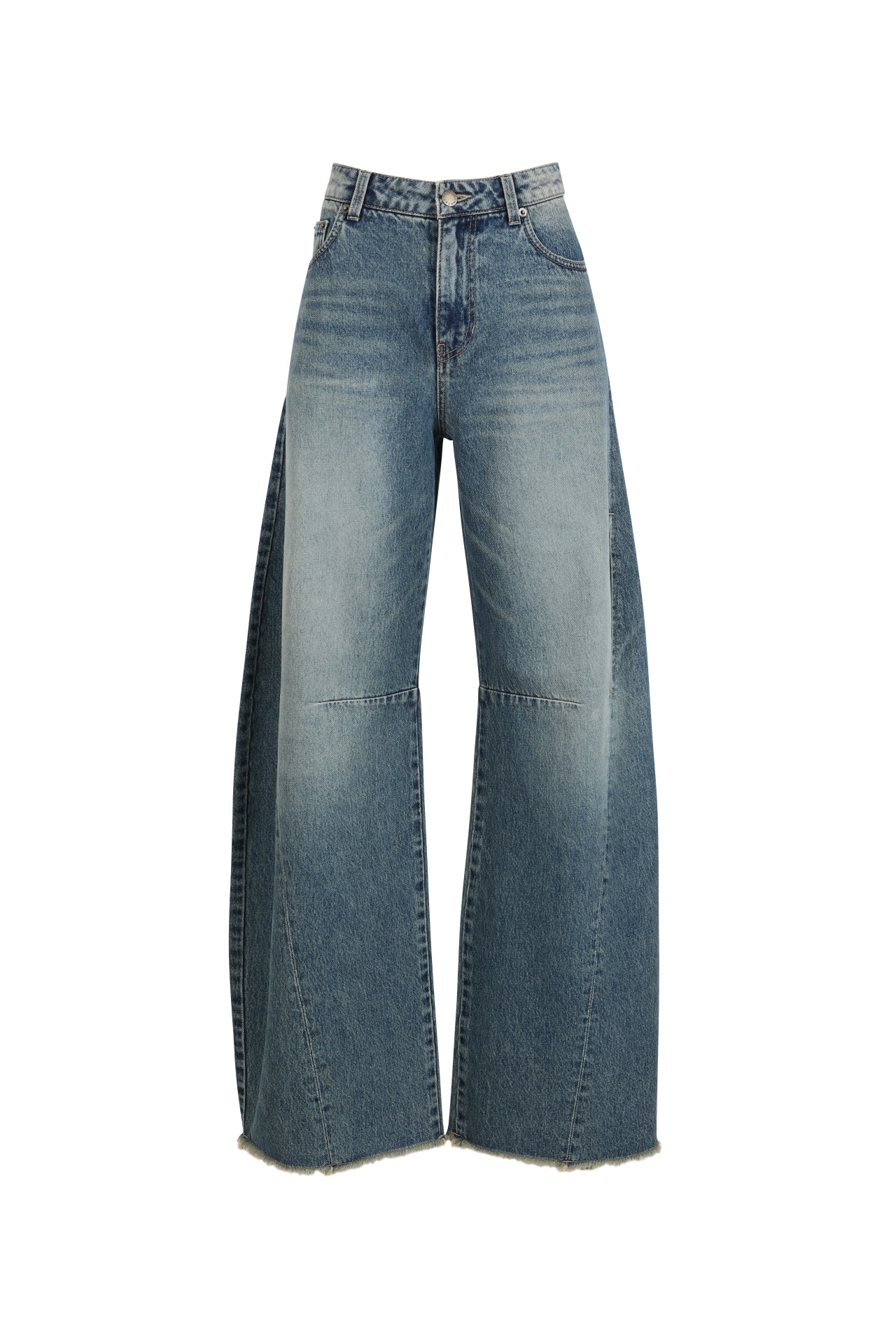 CUT-OUT WIDE JEANS BLUE (S24DB7081BL)