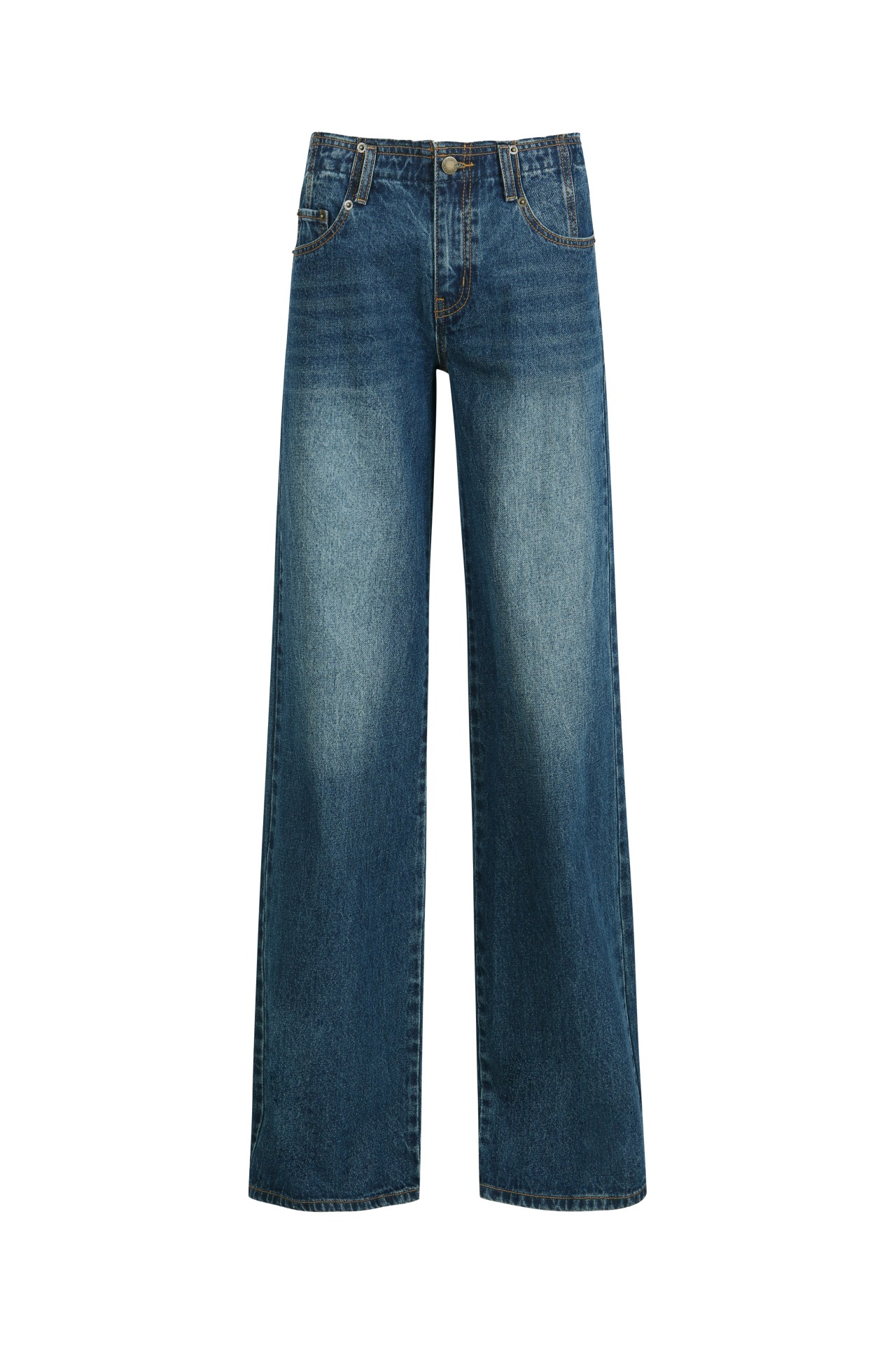 STRAIGHT-LEG JEANS NAVY (S24DB7091NV)