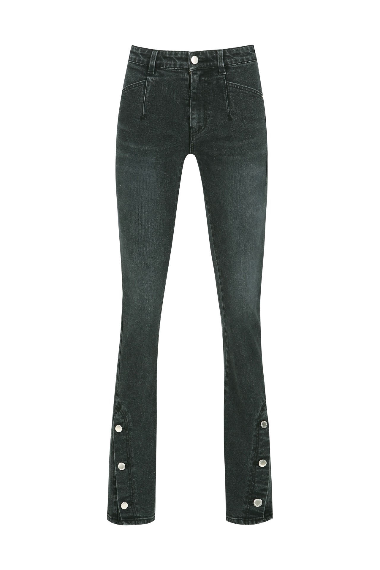 SLITS BOOTCUT JEANS BLACK (S24DB7171BK)