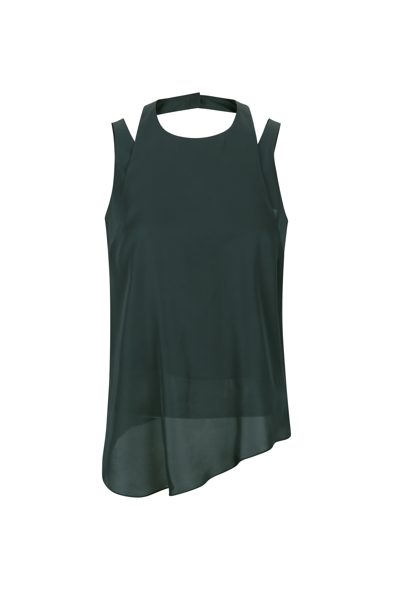 LAYERED FLARE BLOUSE GREEN (S25TO10021GN)
