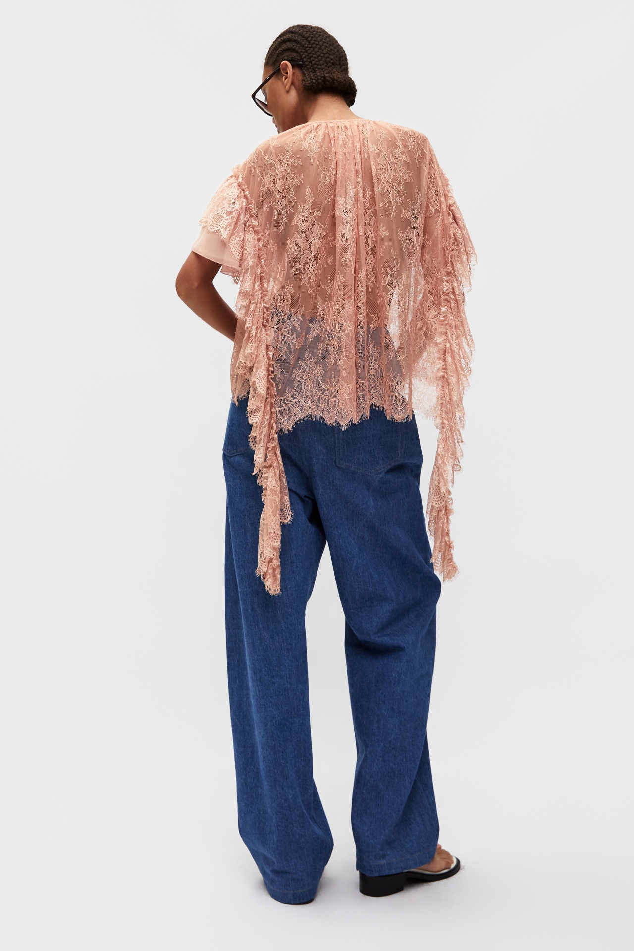LAYERED LACE BLOUSE (S26BL4051PK)