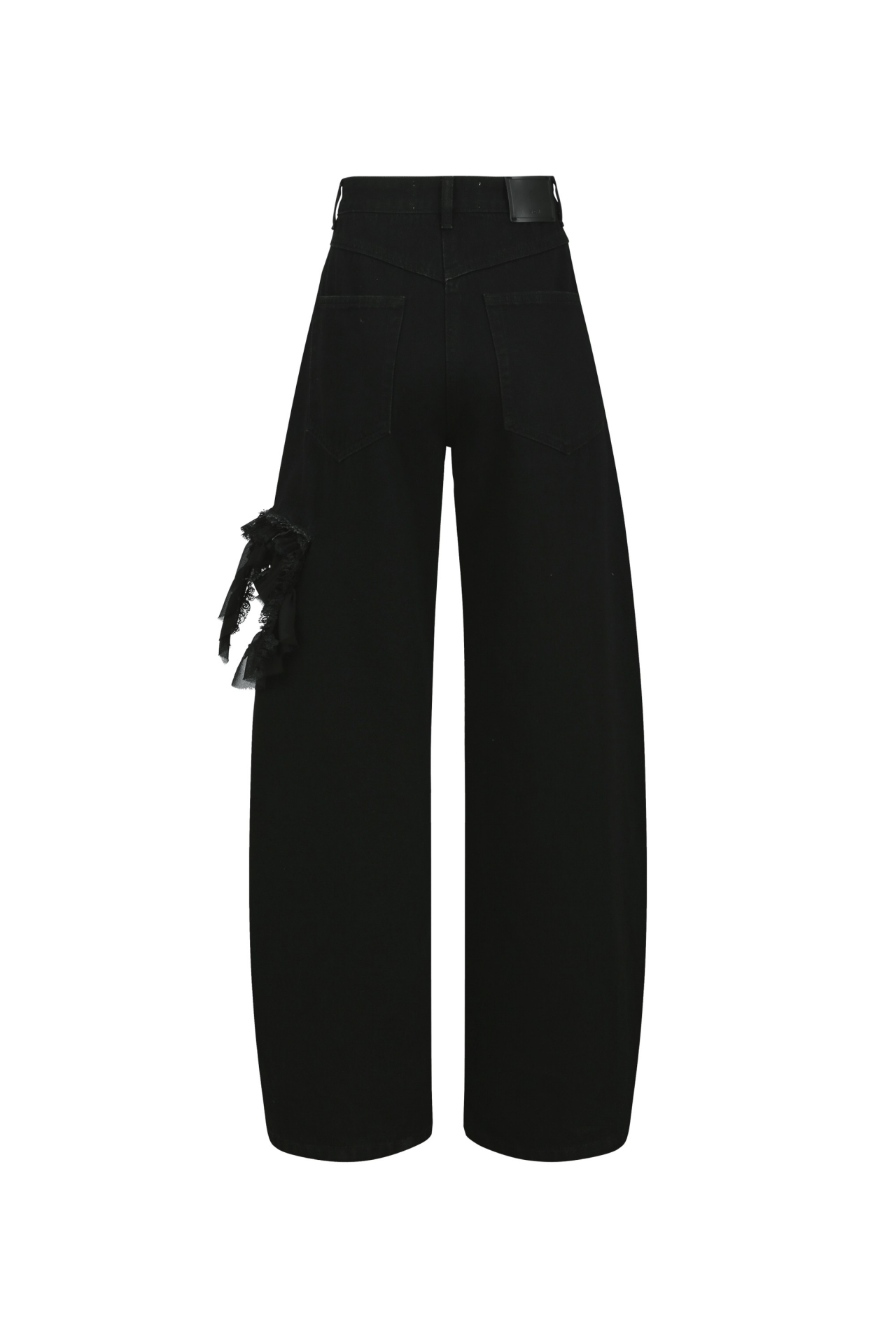 CUT-OUT LACE JEANS (S26DB8041BK)