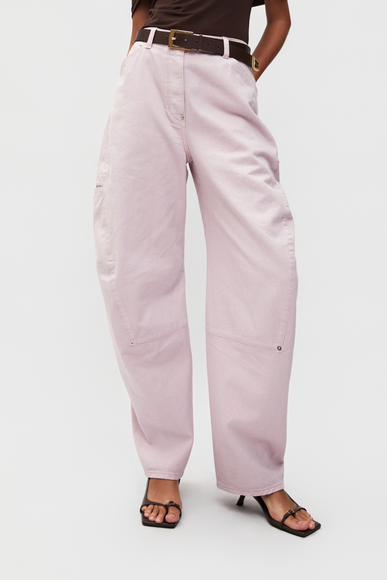 SIDE-PIN BALLOON JEANS (S26DB8061PK)