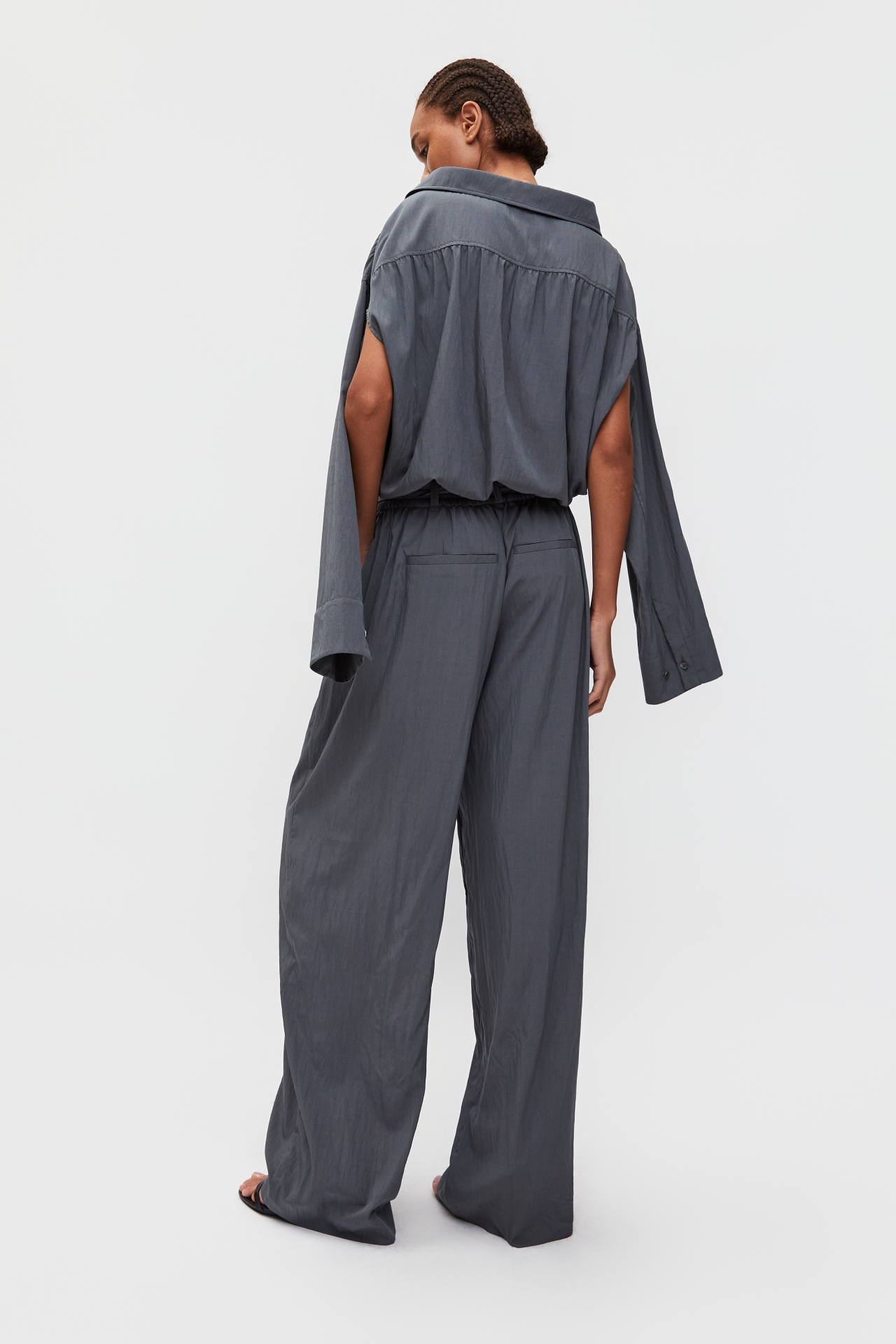 TWO-WAY SHIRT JUMPSUIT (S26DJ7041GY)