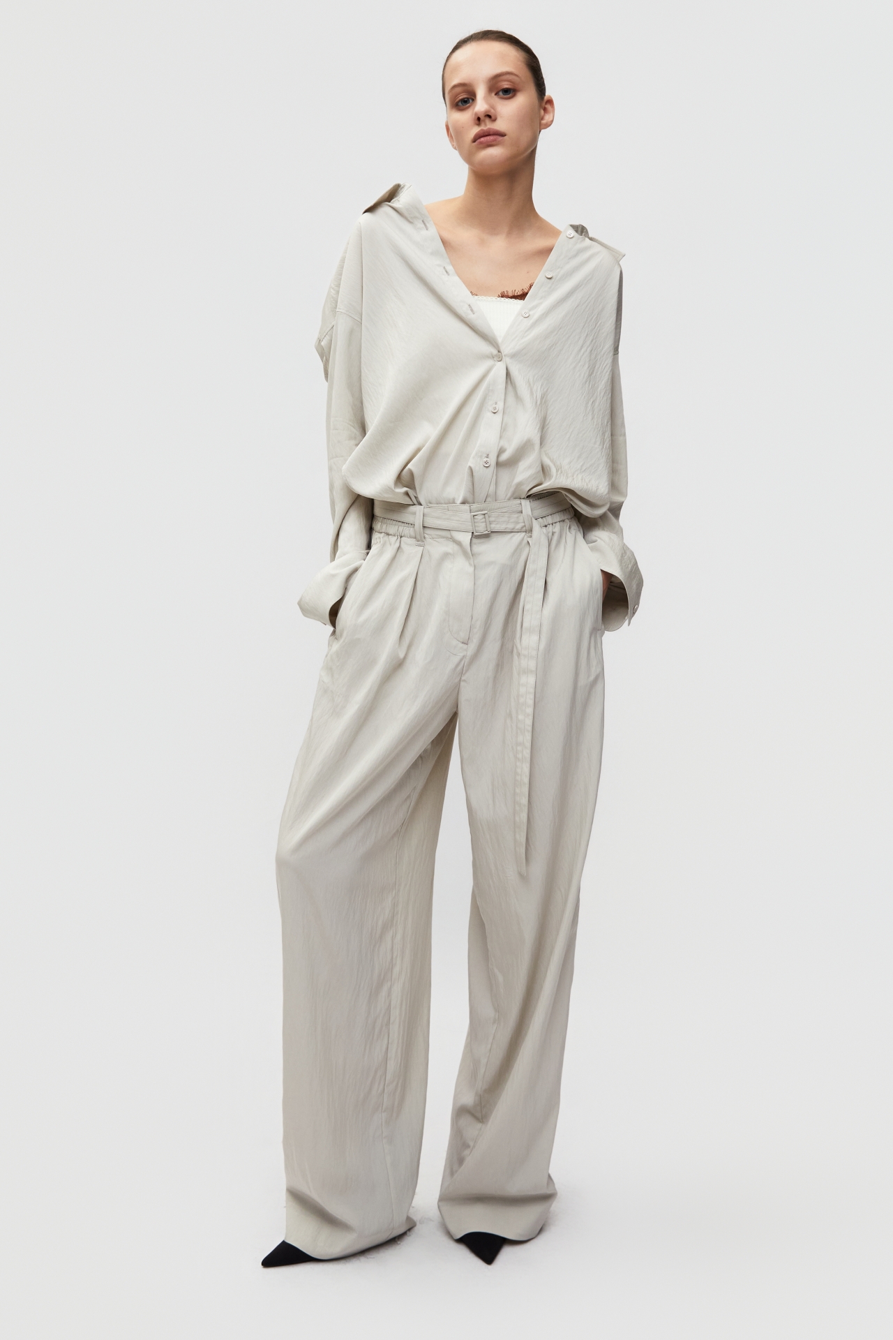 TWO-WAY SHIRT JUMPSUIT (S26DJ7041PE)