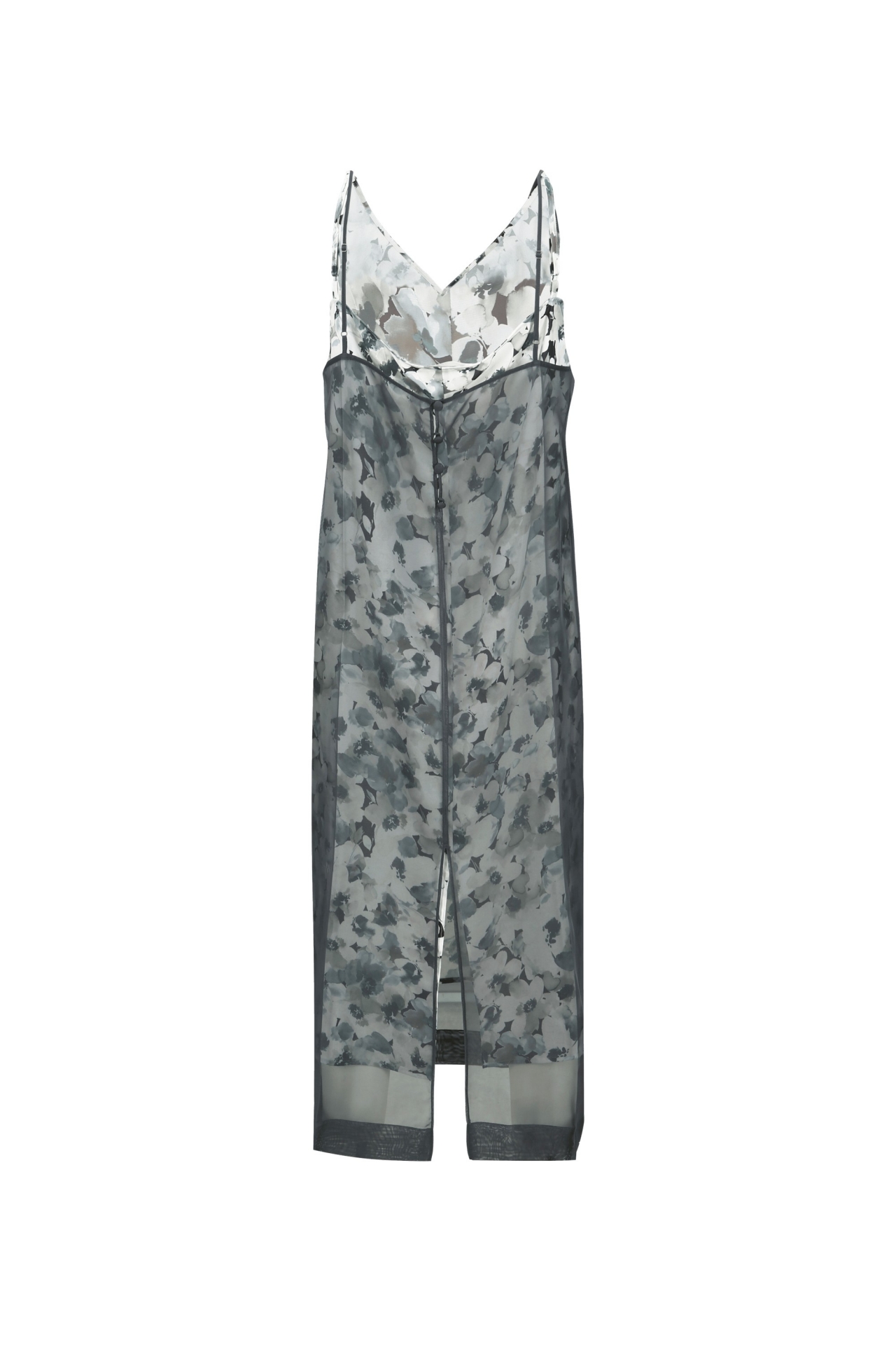 SHEER LAYERED DRESS (S26DJ7052GY)