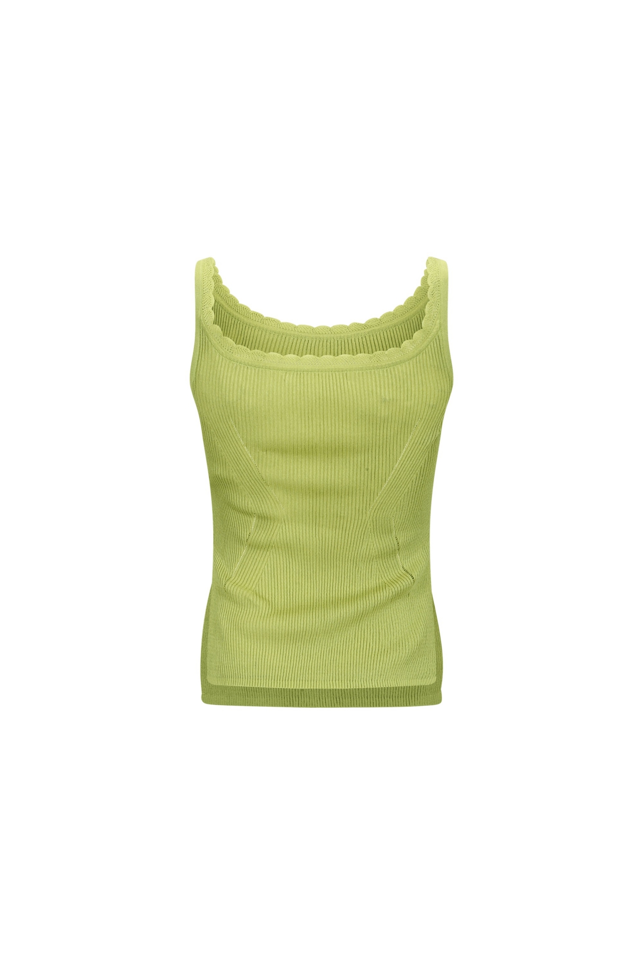 KNITTED TANK TOP (S26KT9011GN)