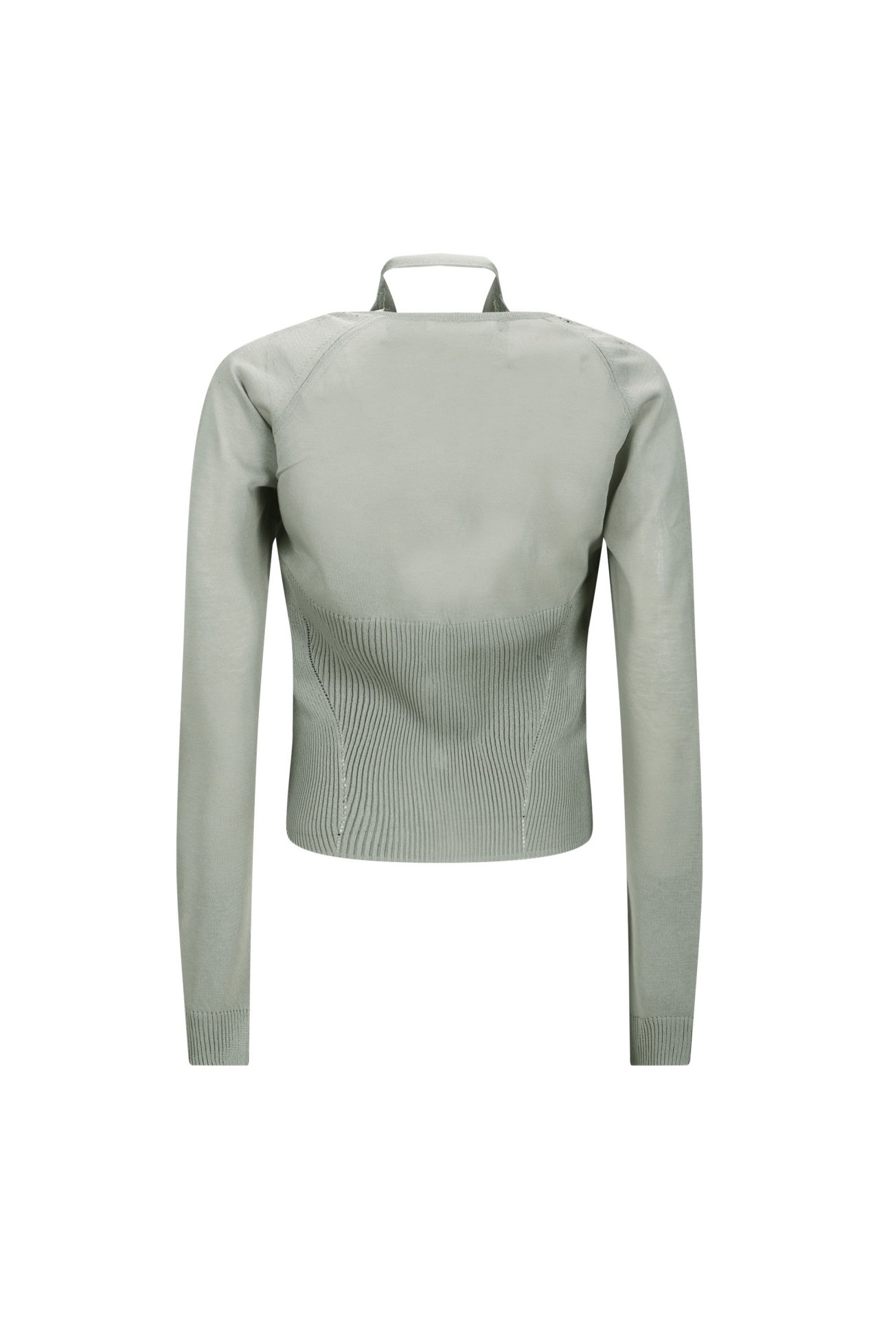 [9/30 예약배송] HALTER LAYERED KNIT TOP (S26KT9021GY)